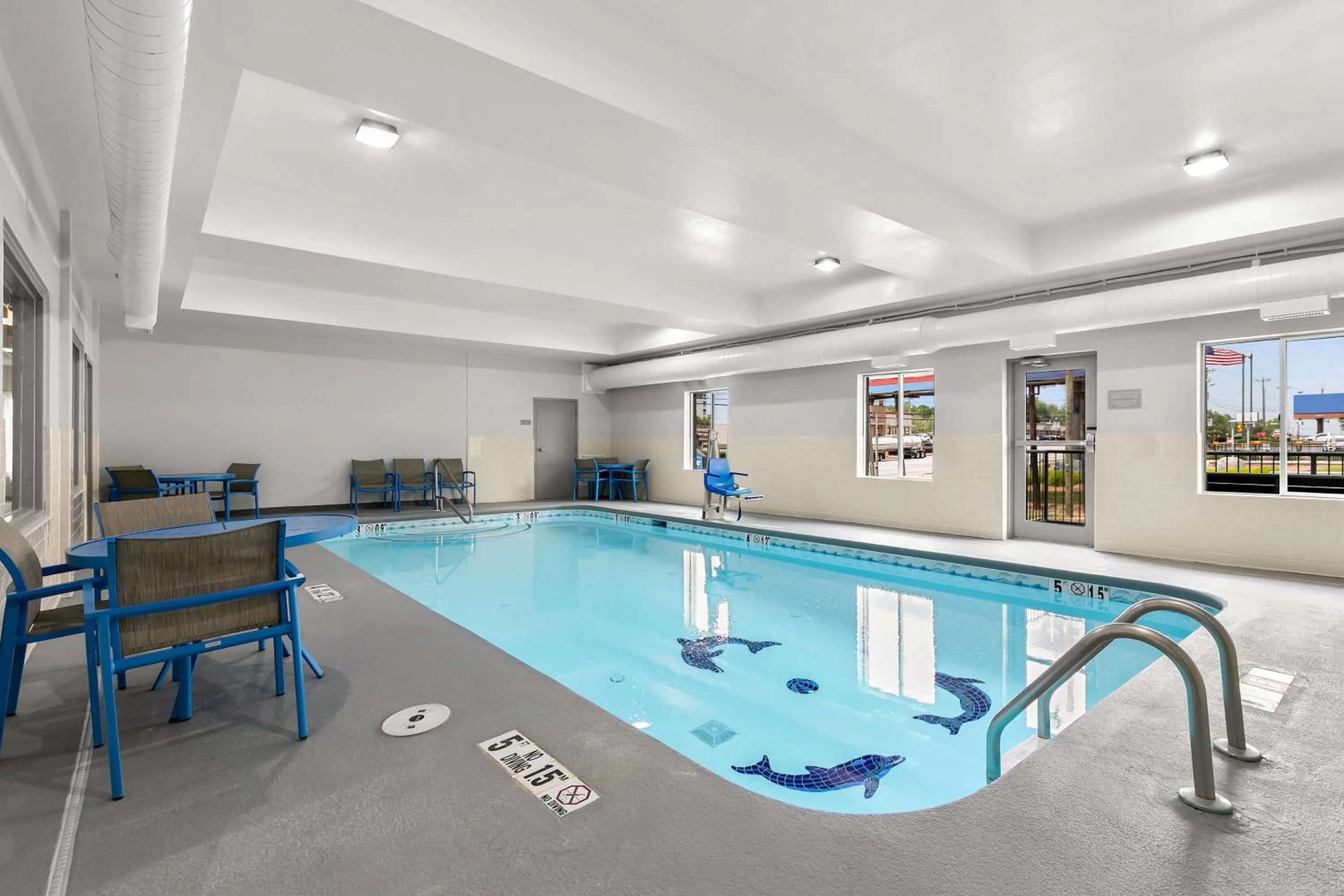 Pool view in Spark by Hilton Commerce, GA