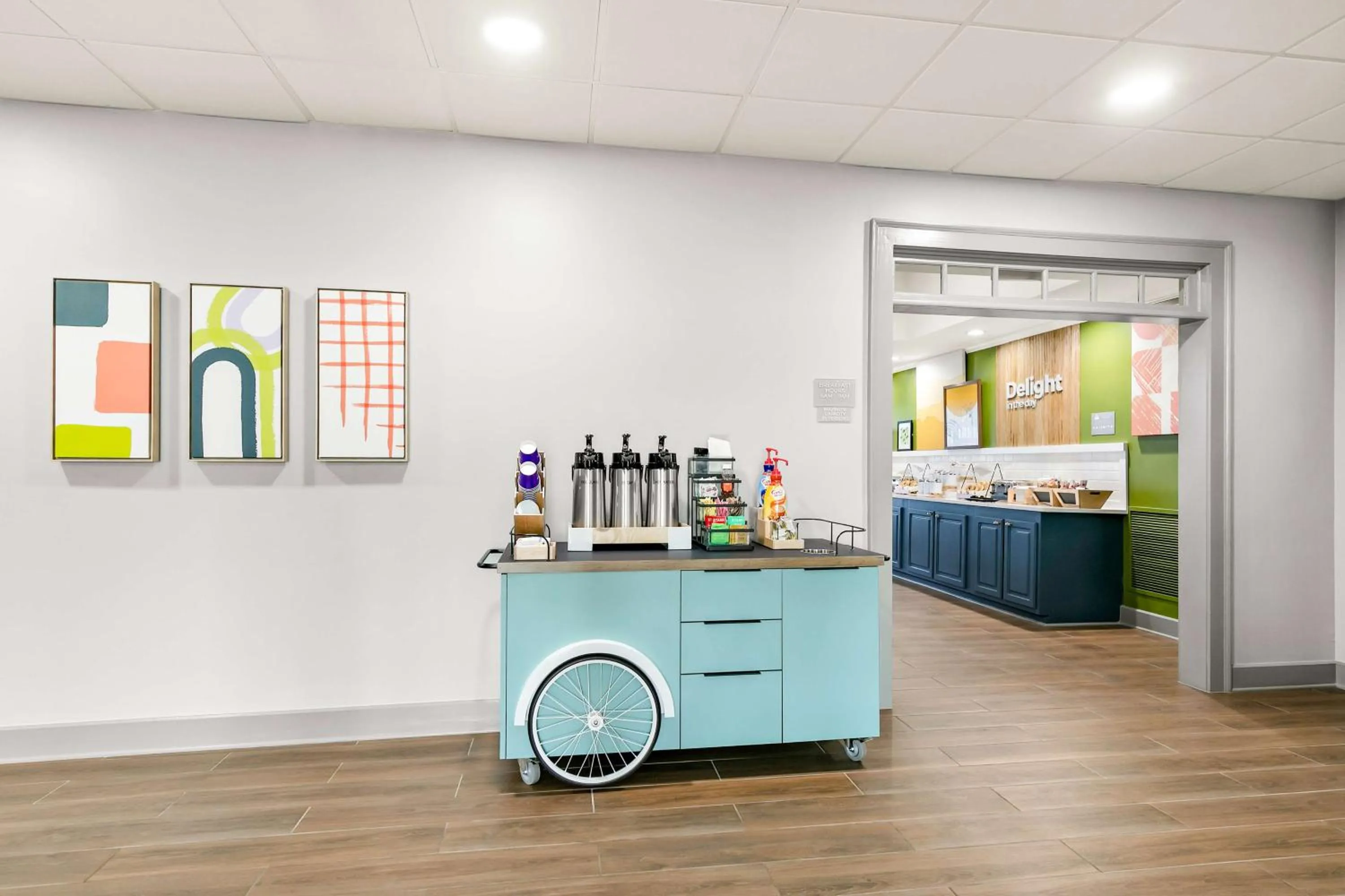 Dining area in Spark by Hilton Commerce, GA