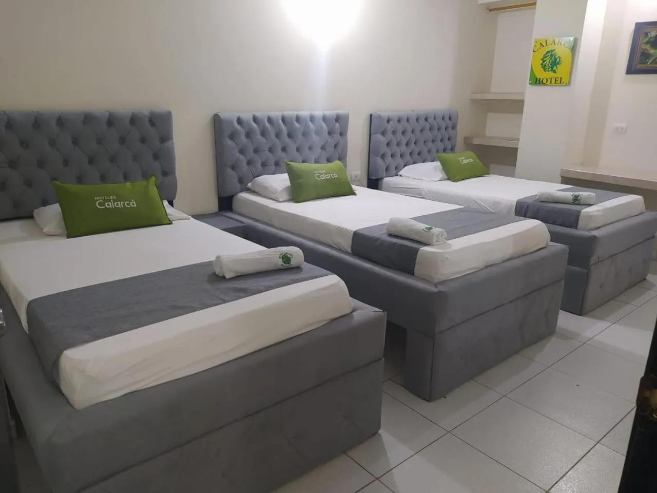 Bed in Hotel Calarca N1