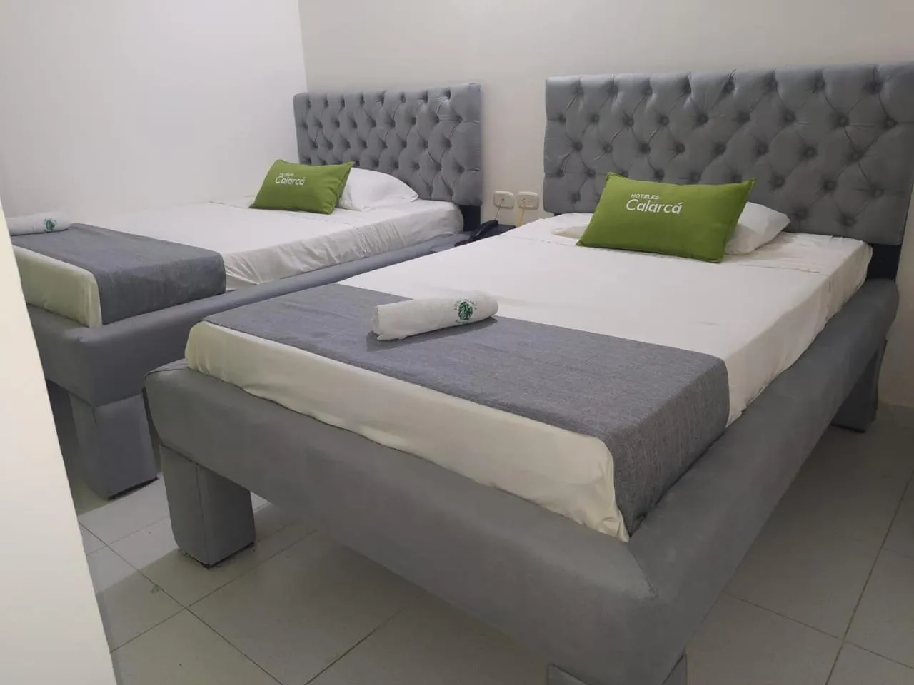 Bed in Hotel Calarca N1