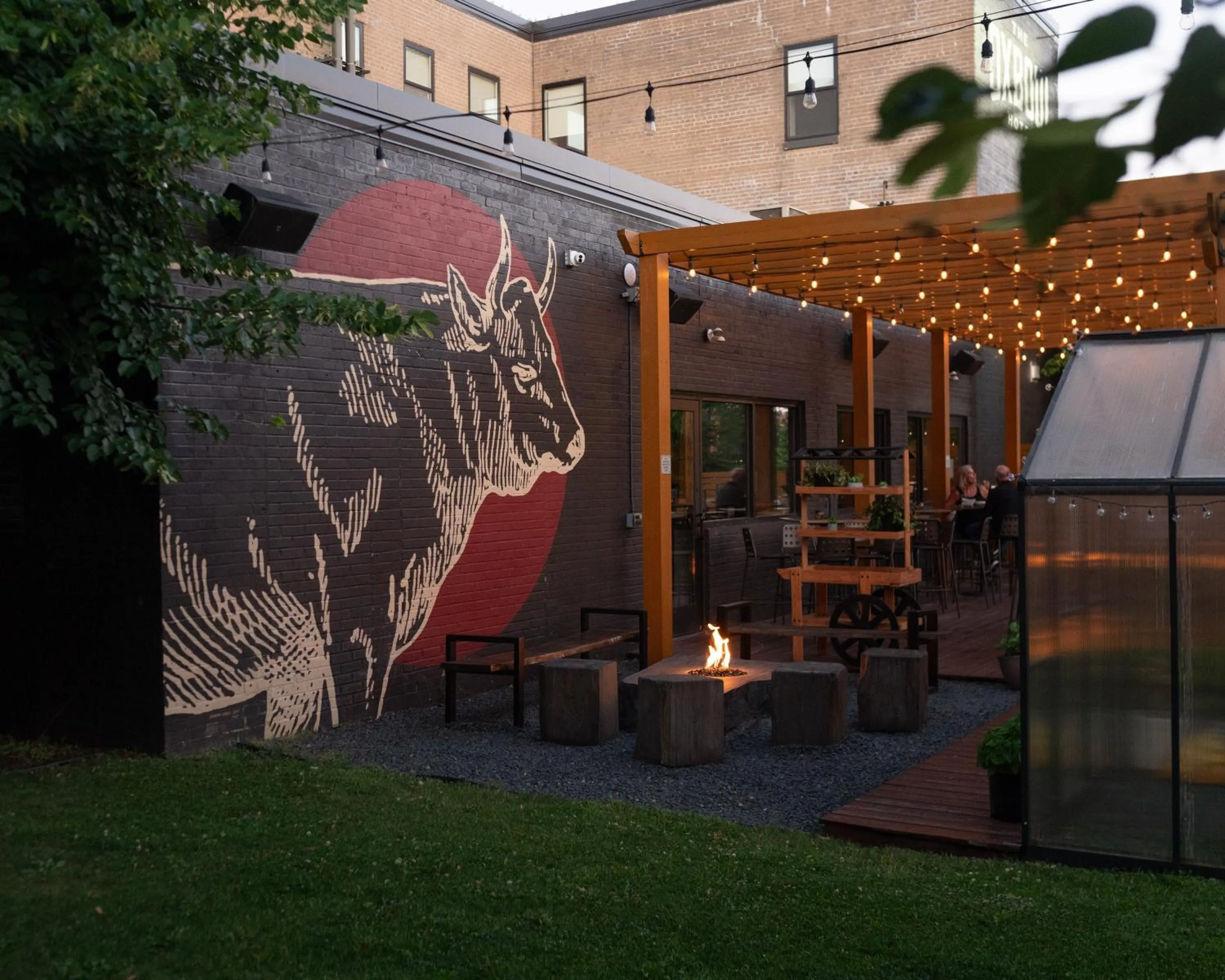 Property building in The Oxbow Hotel