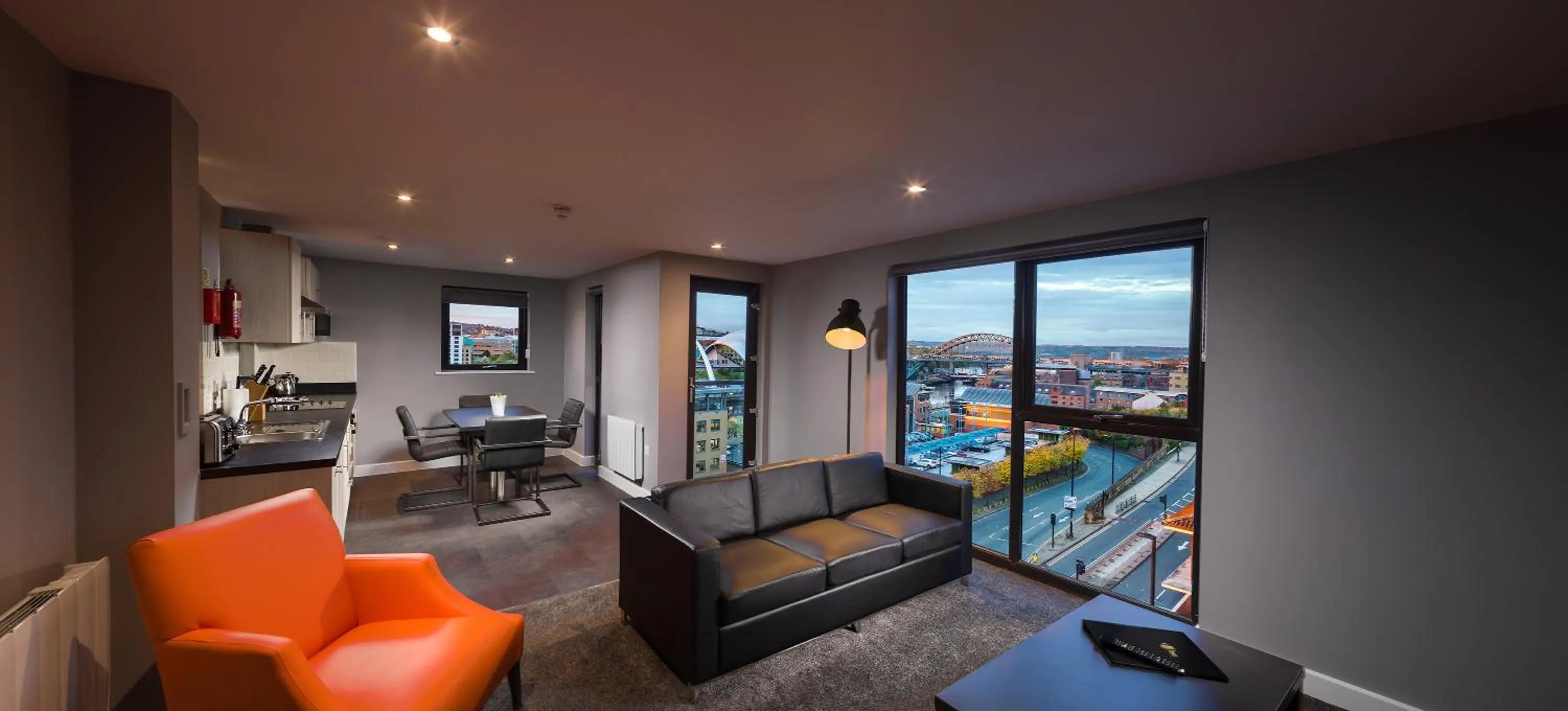 Living room in Luxury Apartments Newcastle