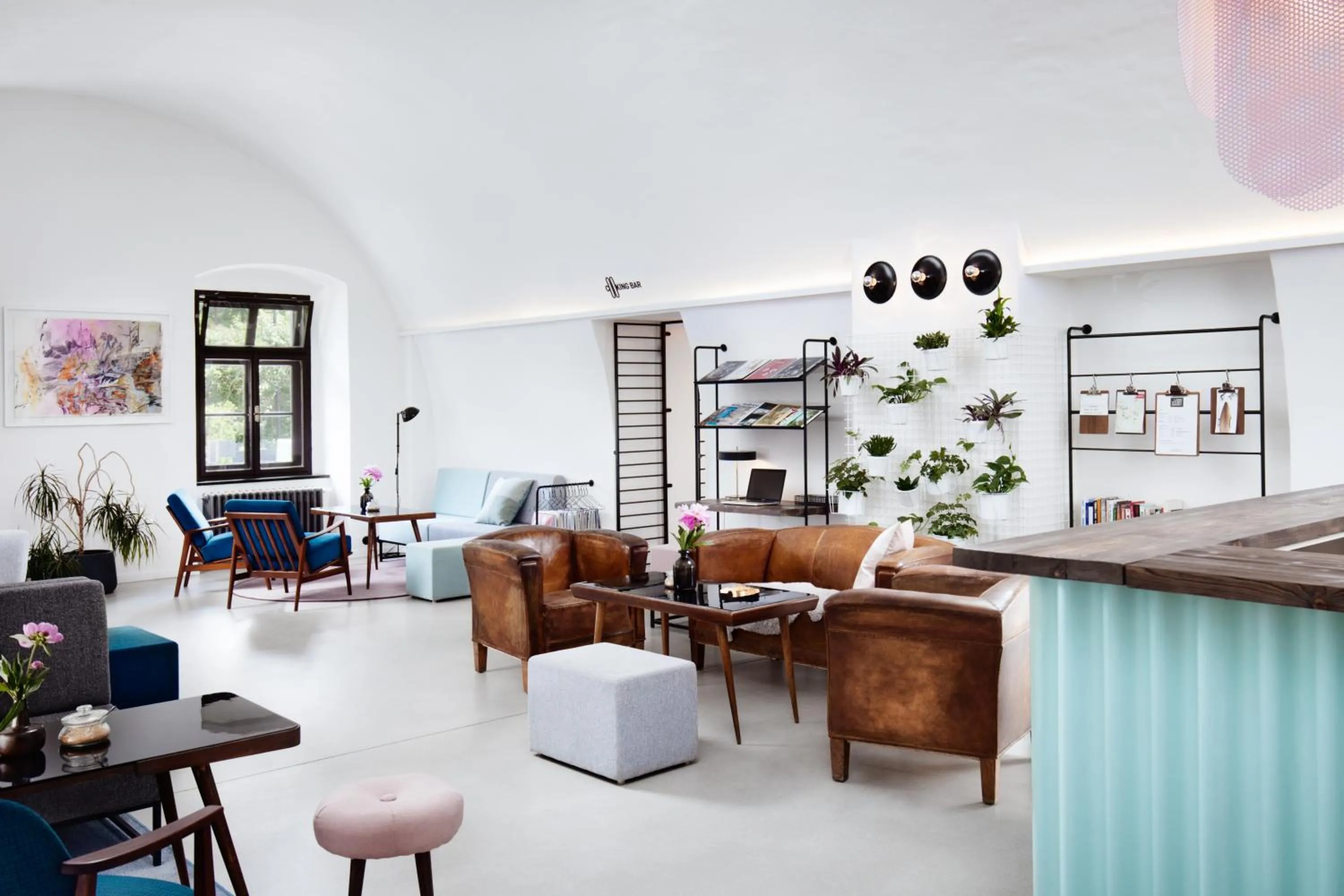 Lobby or reception in Long Story Short Hostel & Café