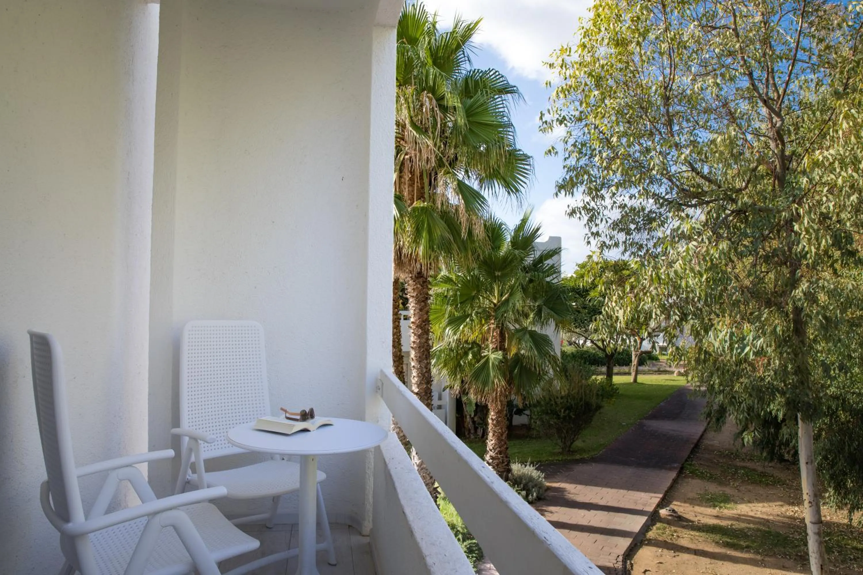 Garden view in Hotel Flamingo