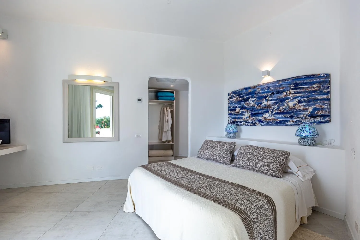 Bedroom, Bed in Hotel Flamingo