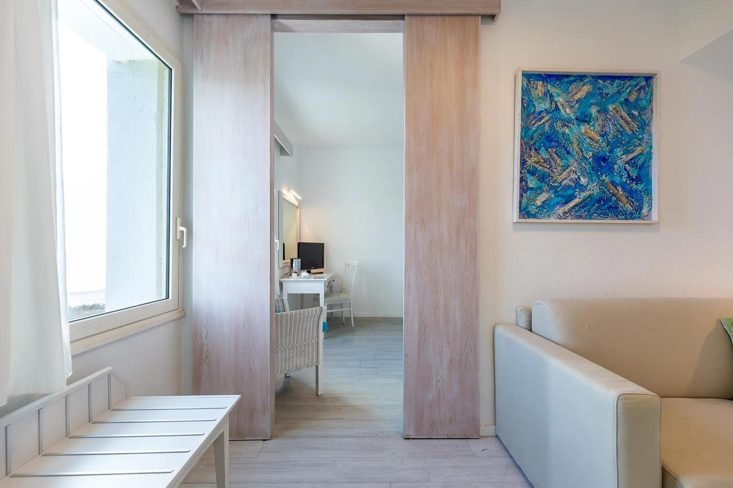 Living room in Hotel Flamingo