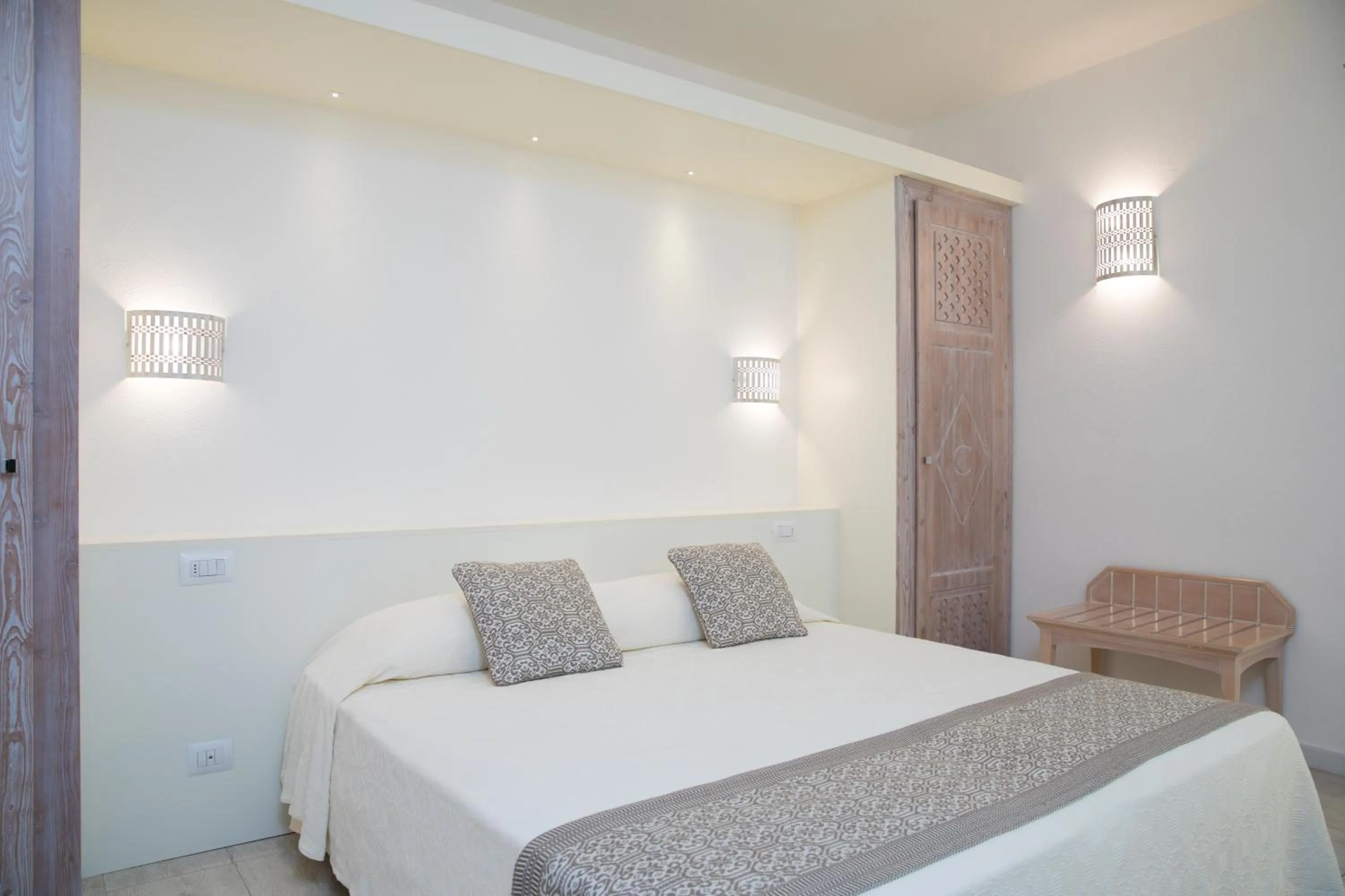 Bedroom, Bed in Hotel Flamingo