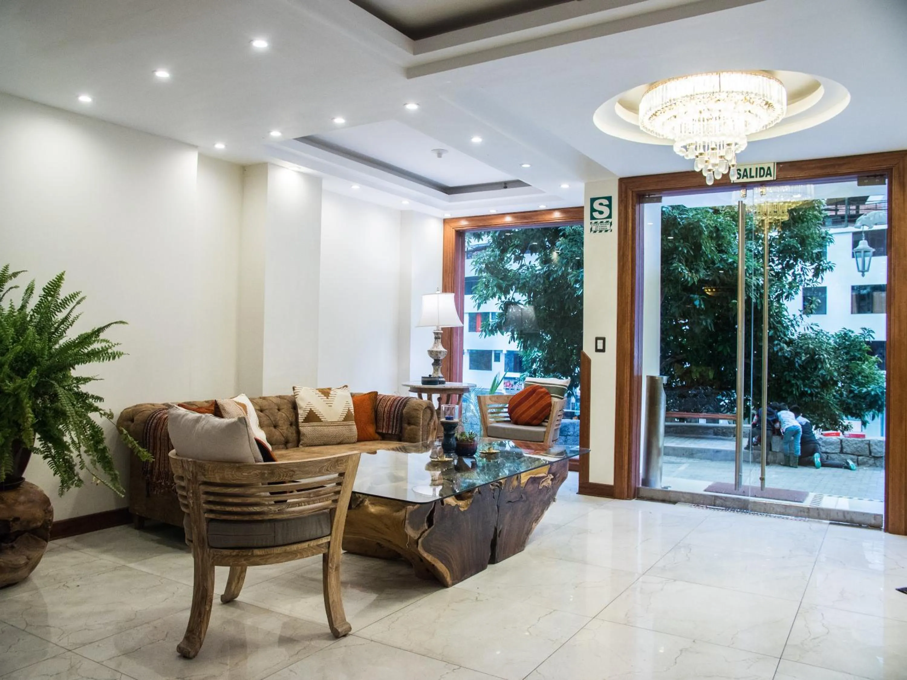 Living room in Jaya Machu Picchu Boutique Hotel