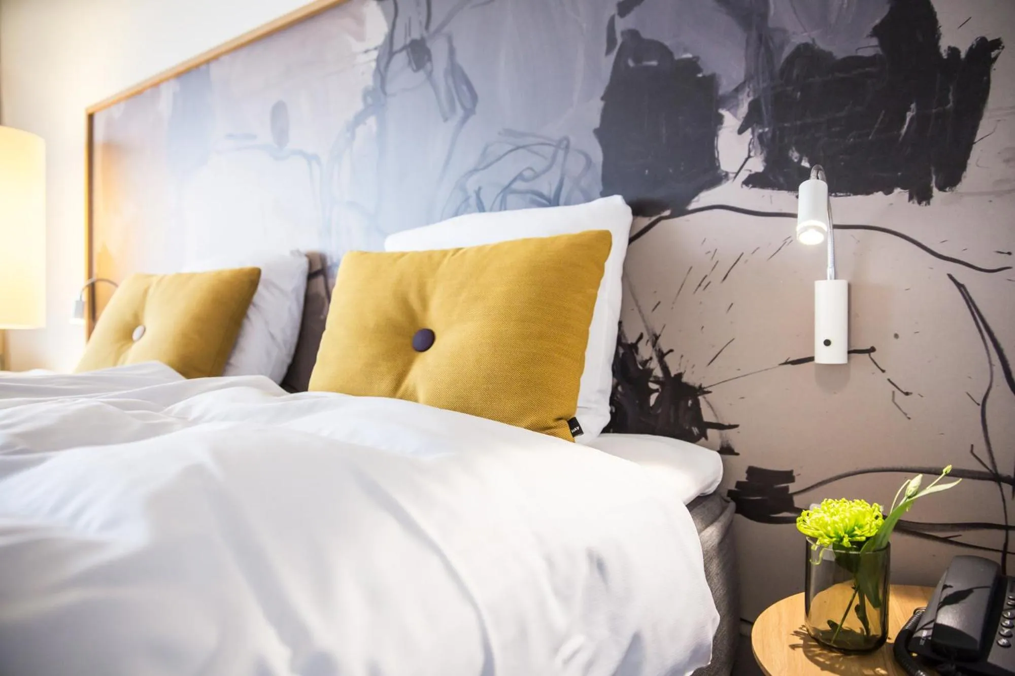 Bed in Comwell Hvide Hus Aalborg, Dolce by Wyndham