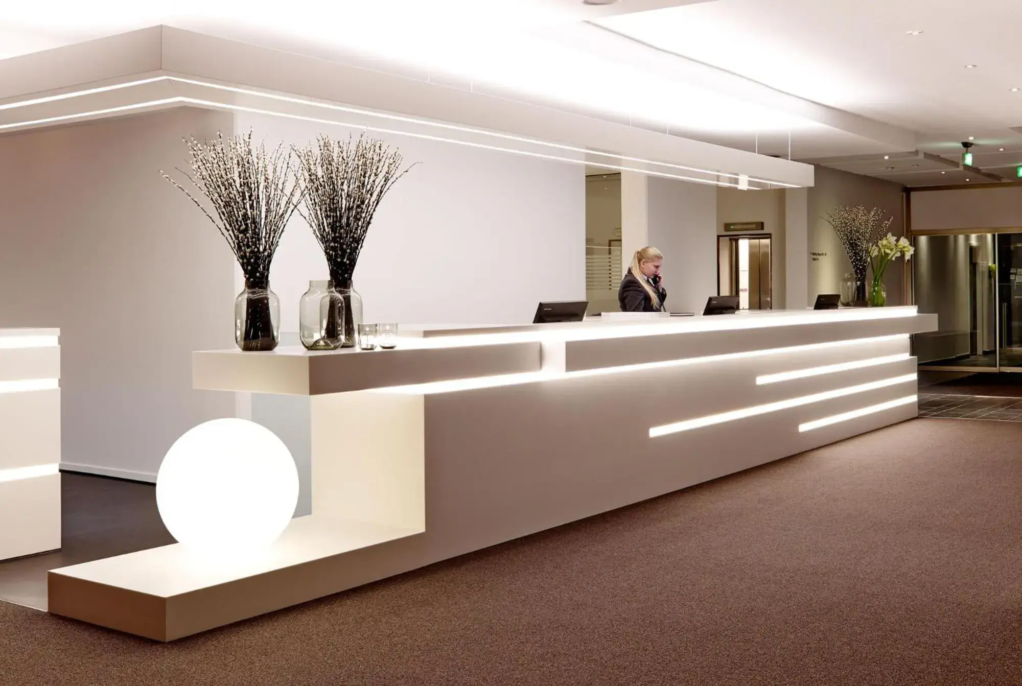 Lobby or reception in Comwell Hvide Hus Aalborg, Dolce by Wyndham Lobby or reception in Comwell Hvide Hus Aalborg, Dolce by Wyndham