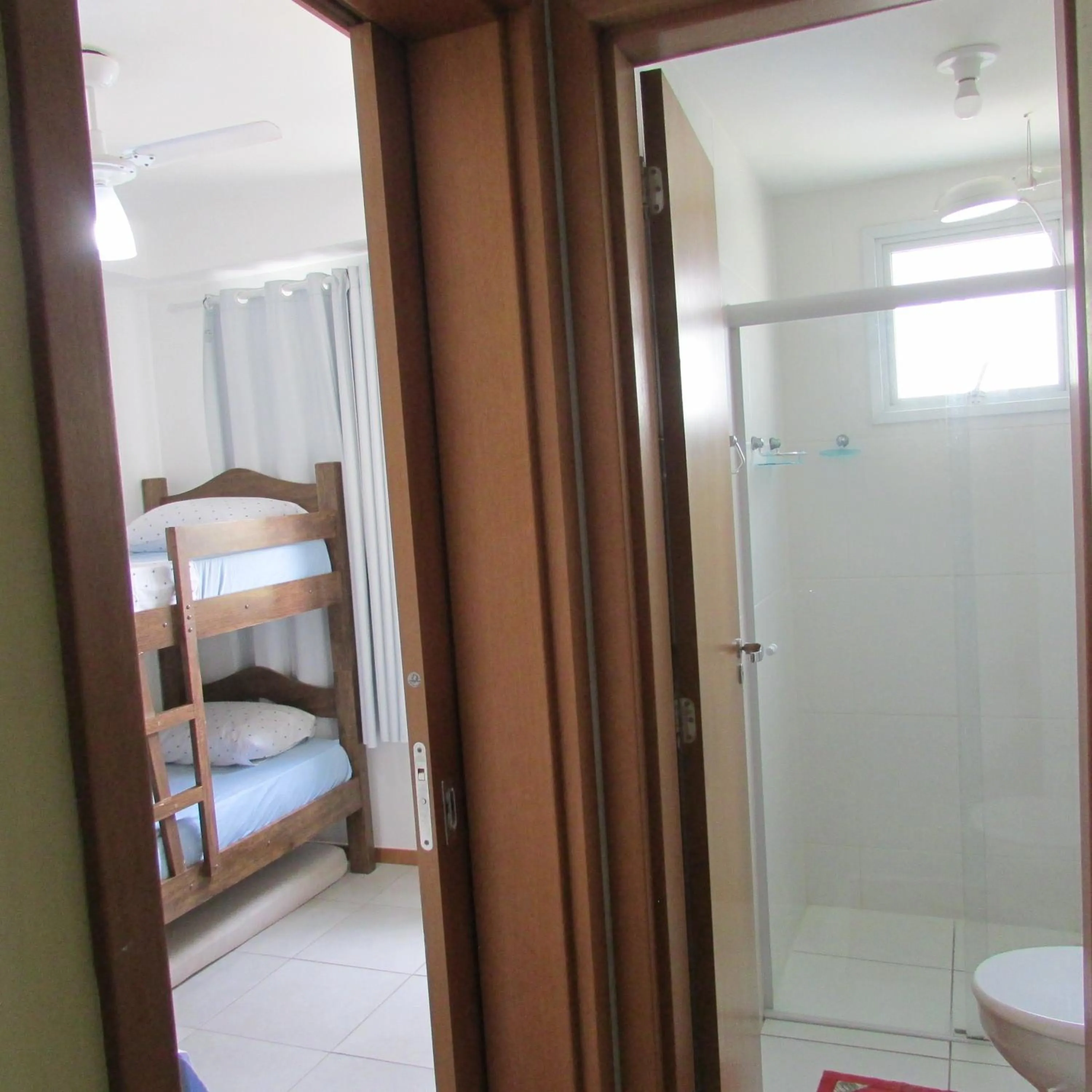 Bedroom, Bed in Apartamento em Condominio na Penha