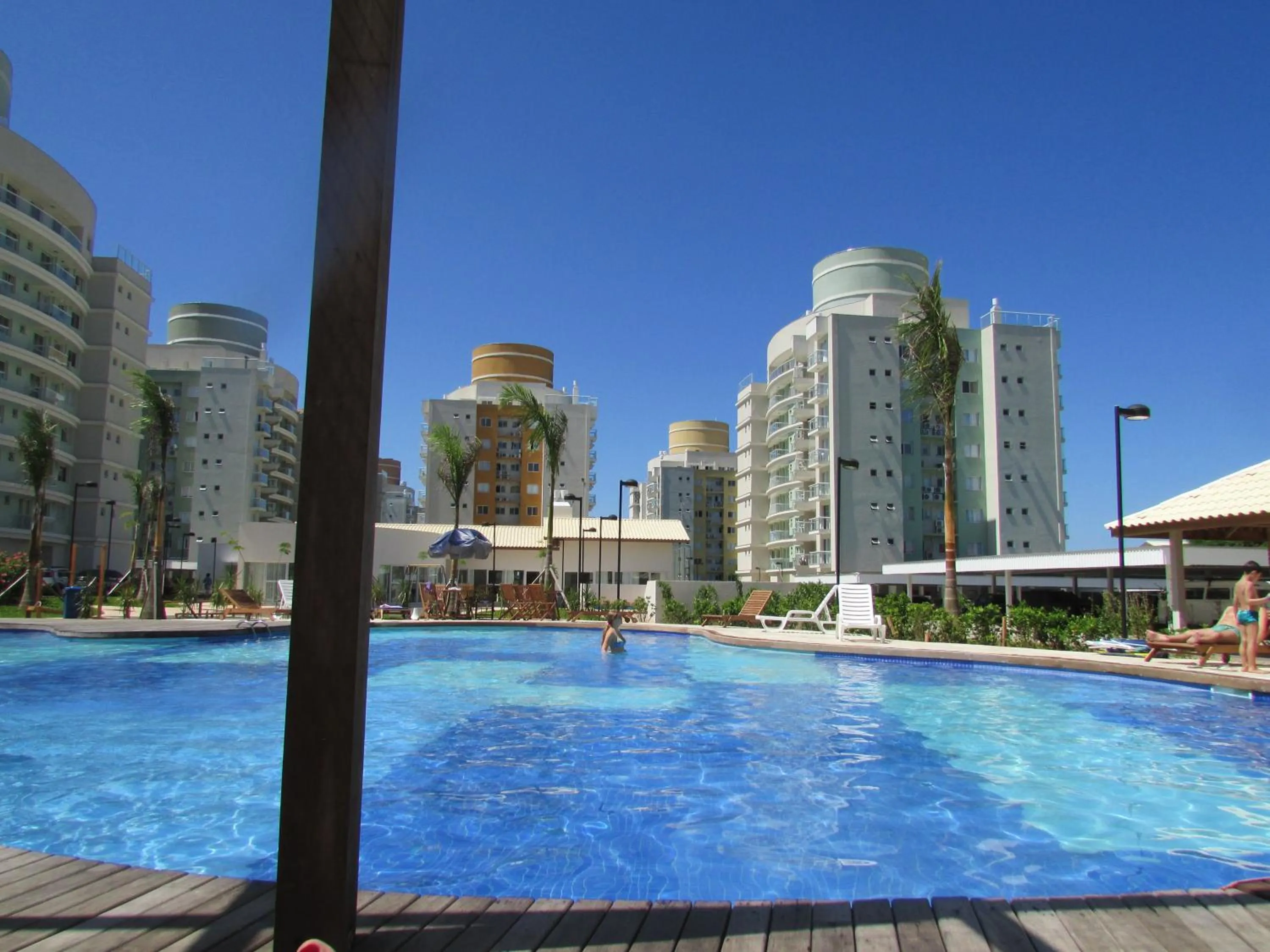 Pool view in Apartamento em Condominio na Penha