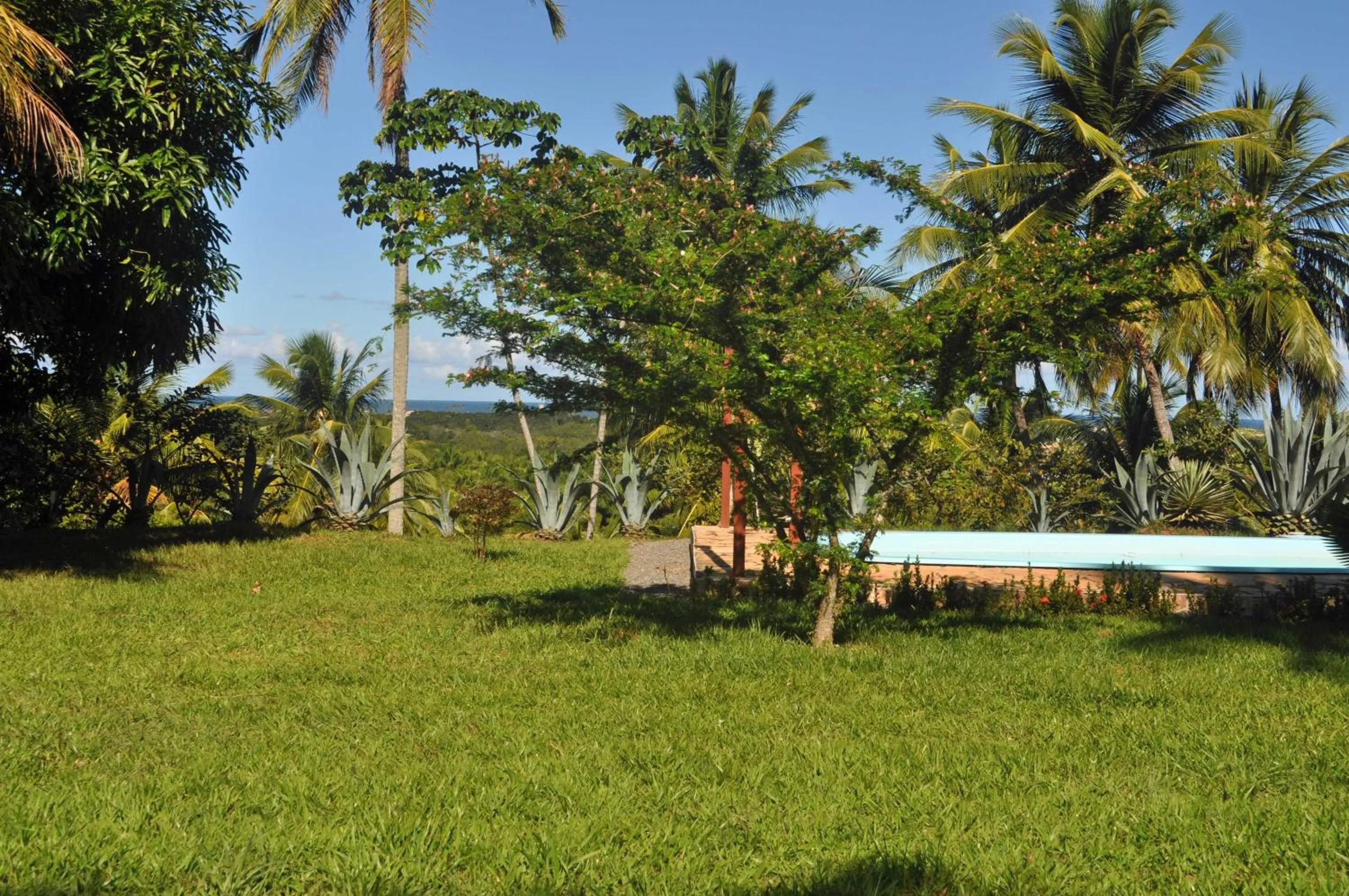 Garden view in Sitio Os Tres
