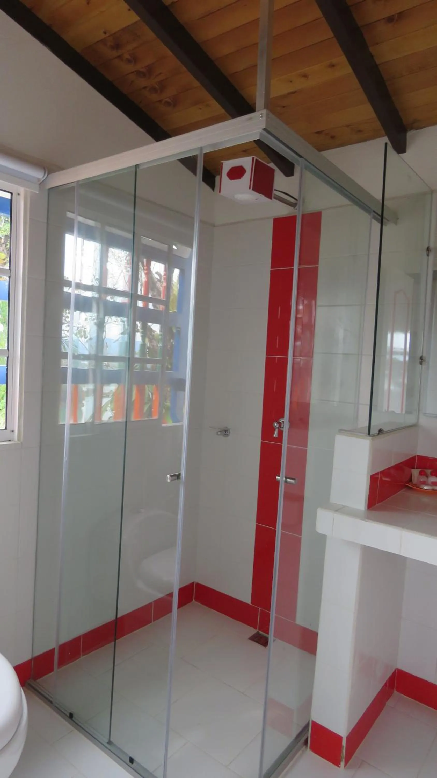 Shower in Hotel Zocalo Campestre