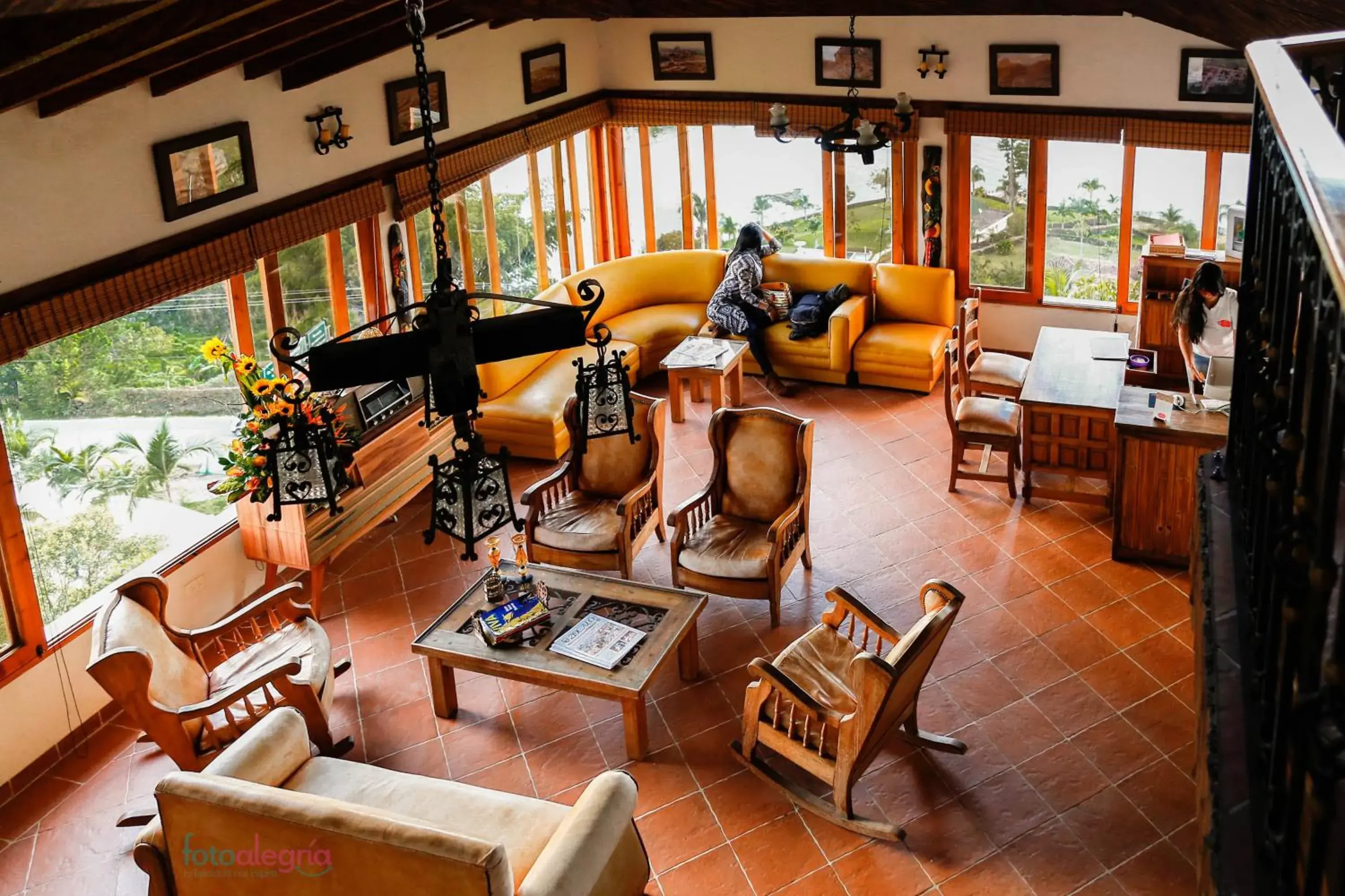 Lobby or reception in Hotel Zocalo Campestre Lobby or reception in Hotel Zocalo Campestre