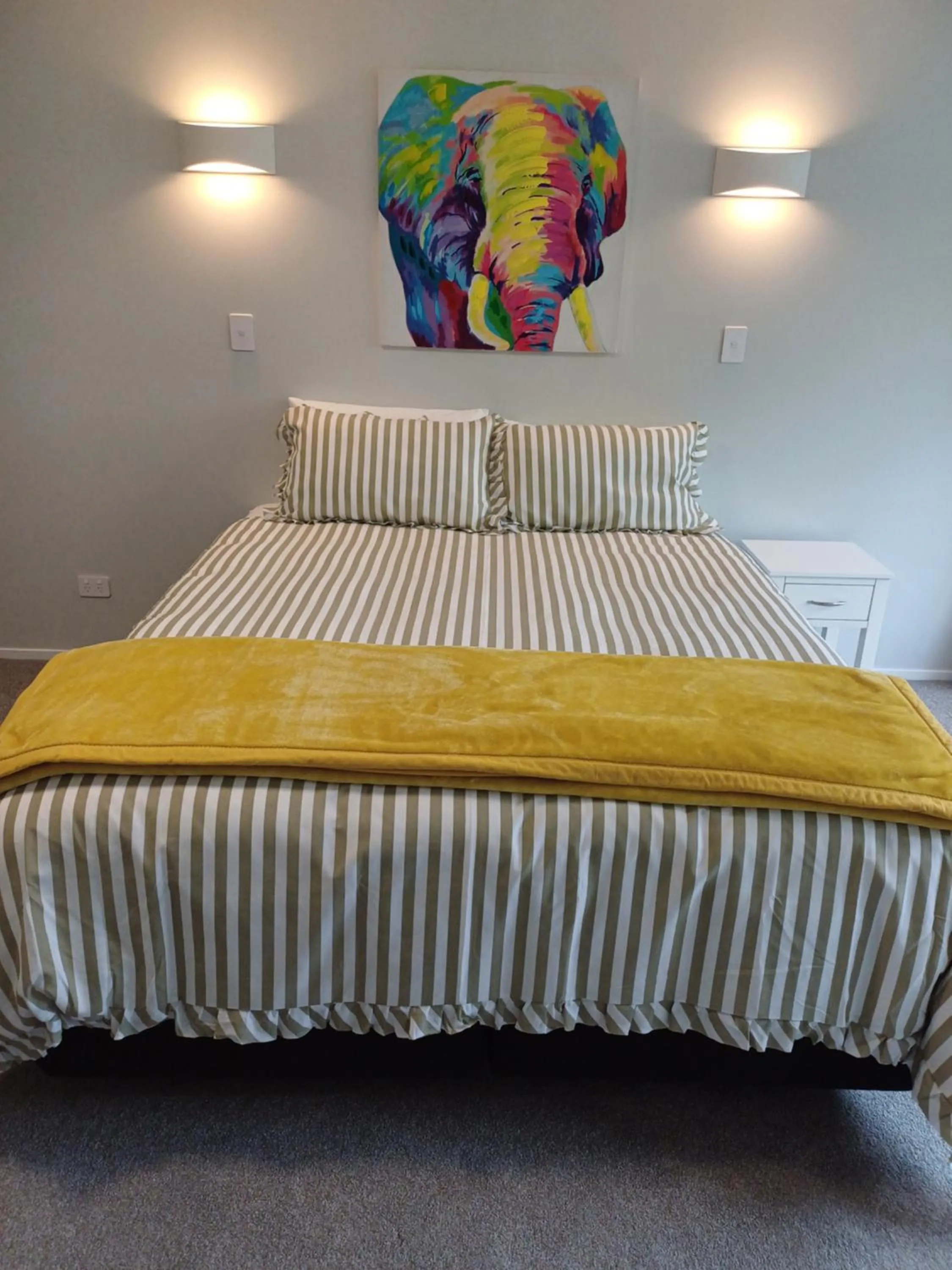 Bed in Rotorua Studio