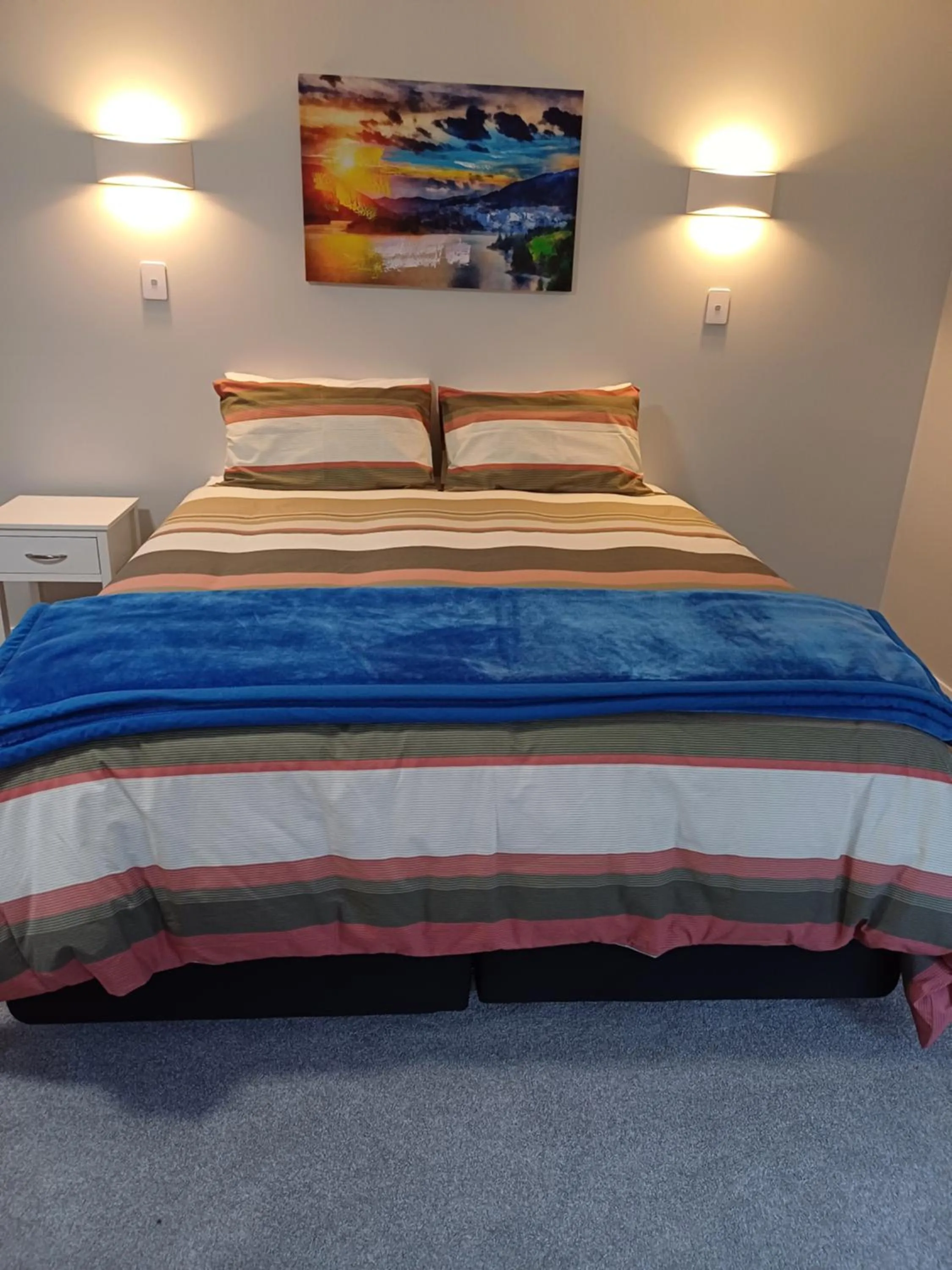 Bed in Rotorua Studio