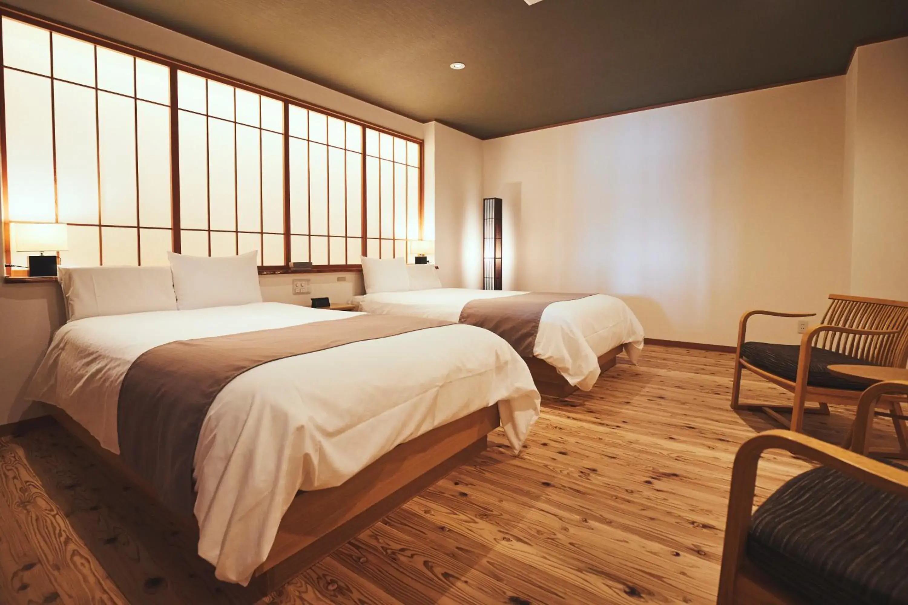 Twin Suite with Tatami Area and Hot Spring Bath - 2F in Sui Suwako Twin Suite with Tatami Area and Hot Spring Bath - 2F in Sui Suwako