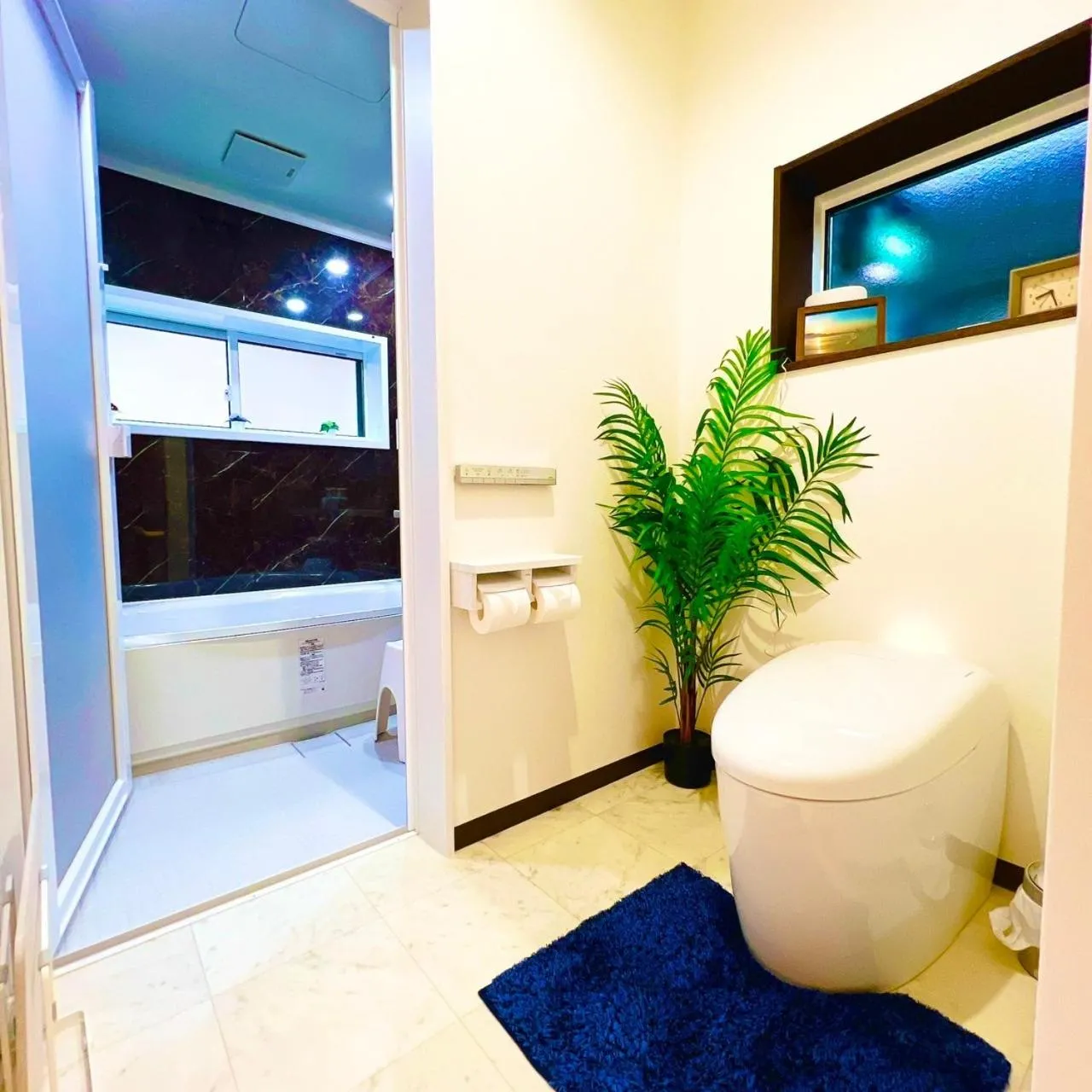 Toilet in Japanese style hotel and dining Morigen