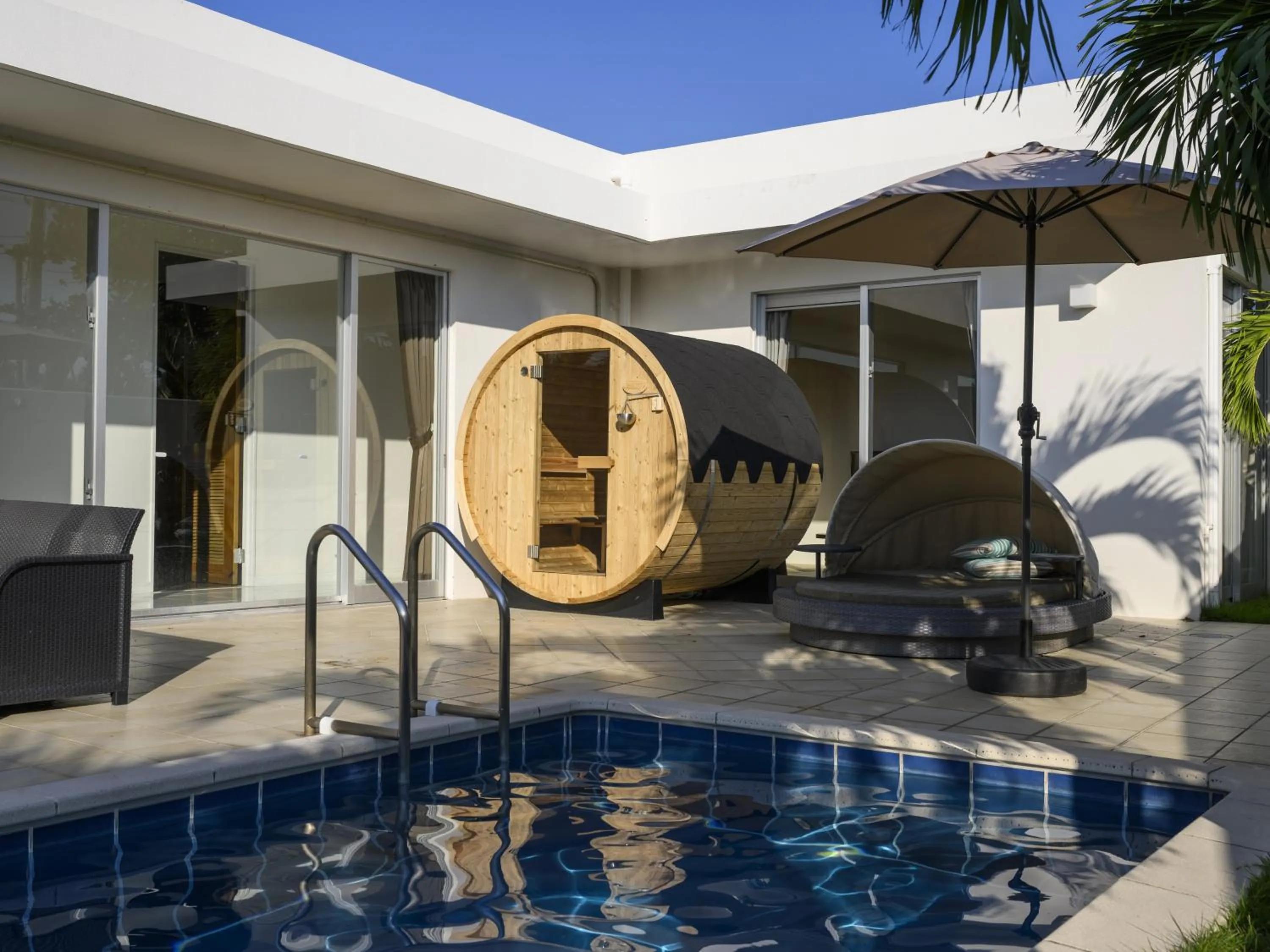Sauna in Pool Villa Imadomari by Coldio Premium