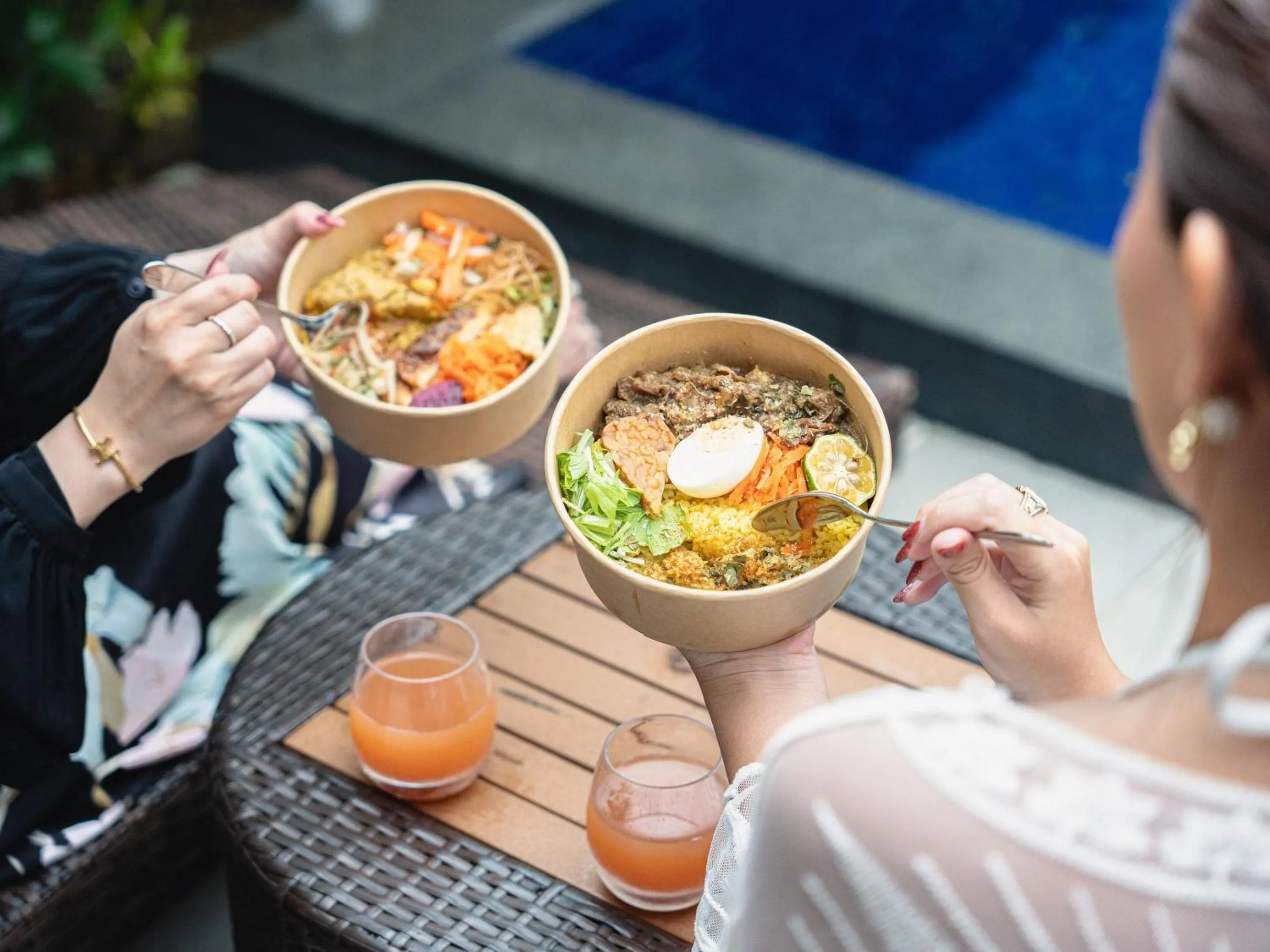 Breakfast in Pool Villa Imadomari by Coldio Premium