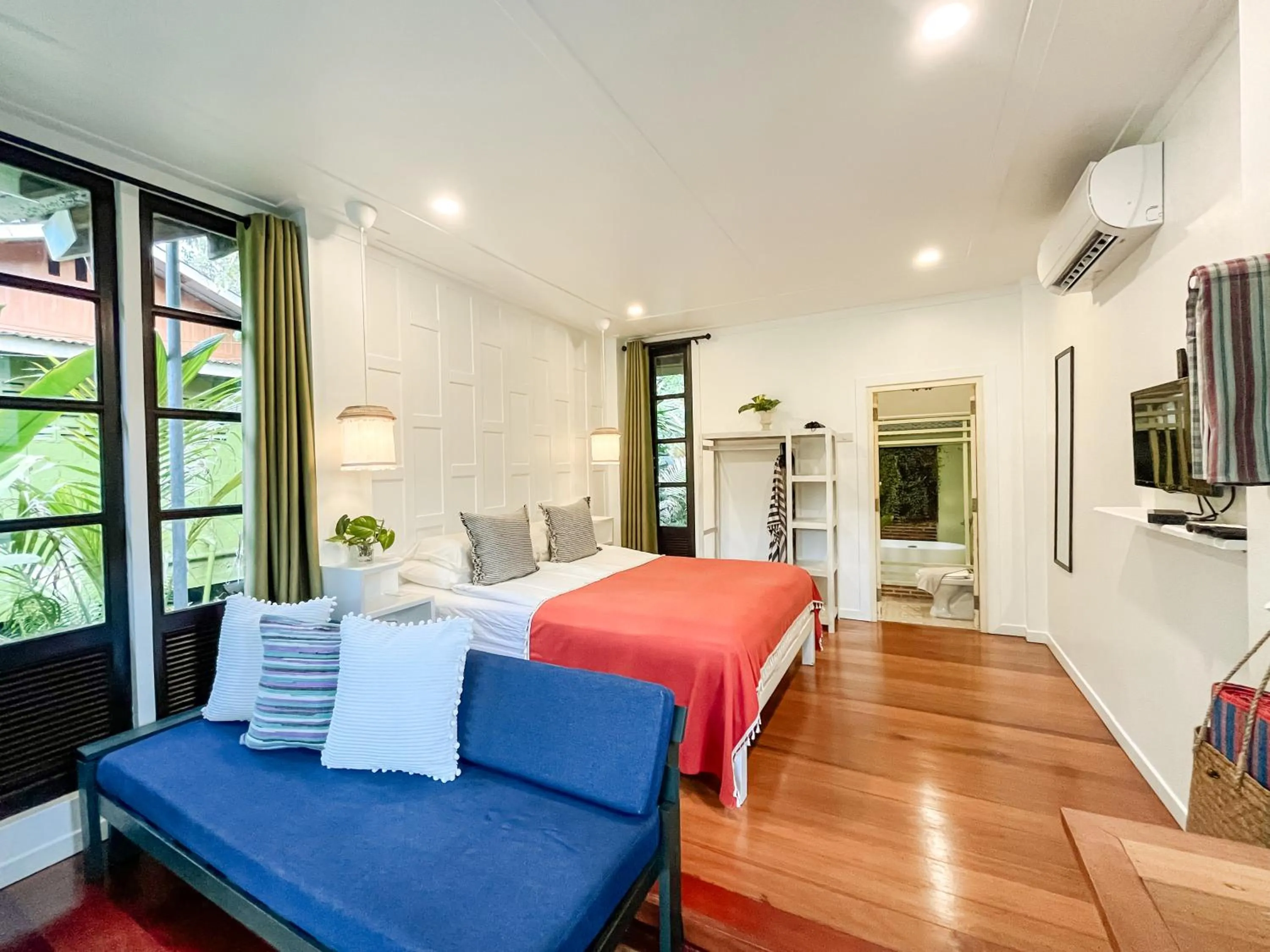 Bed in Baan Bua Cottage