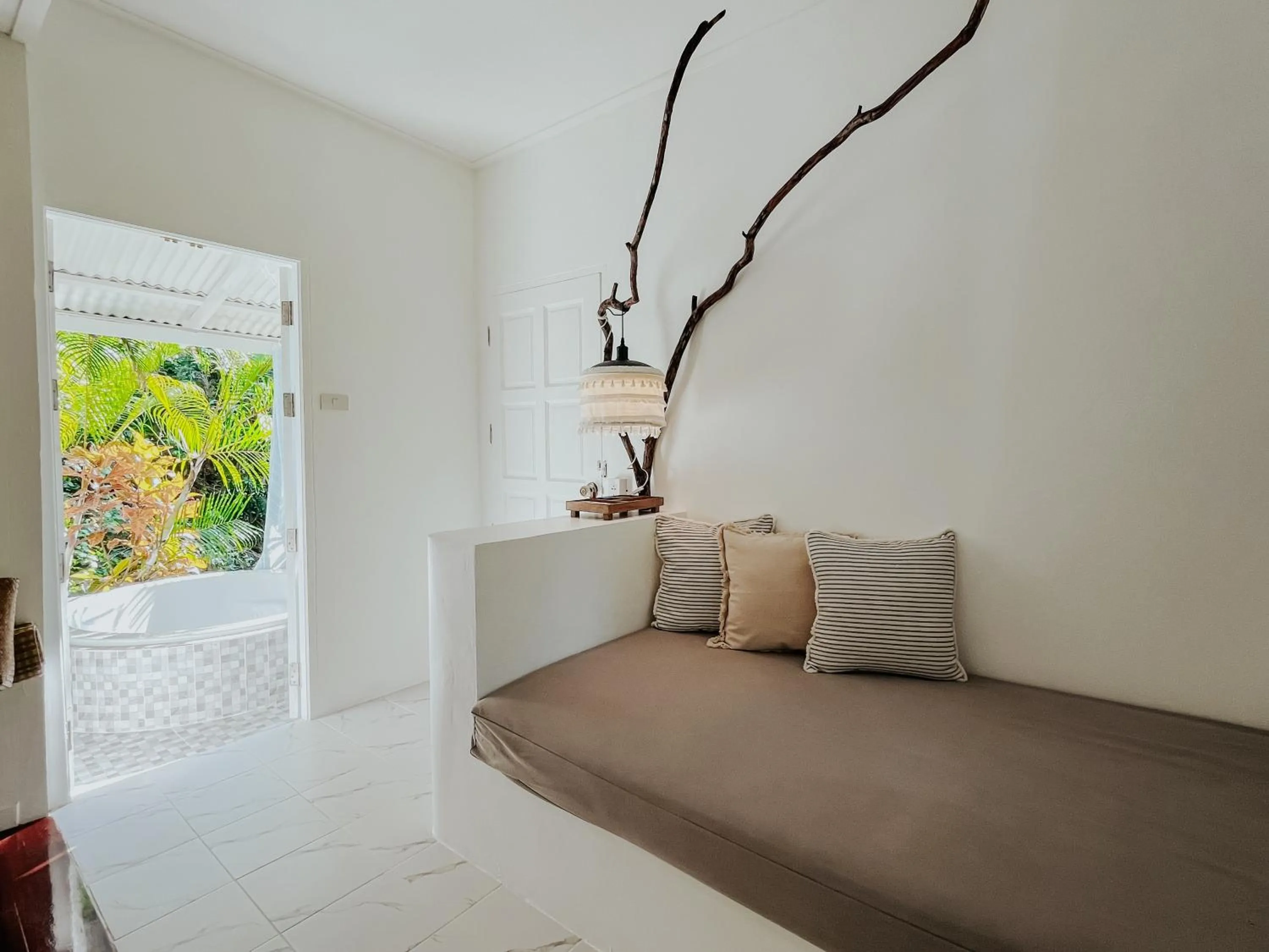 Living room in Baan Bua Cottage