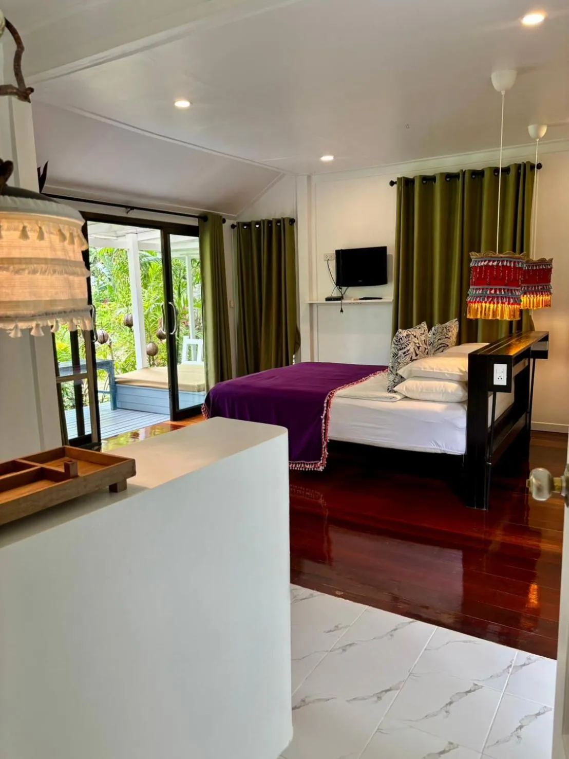 Photo of the whole room, Bed in Baan Bua Cottage