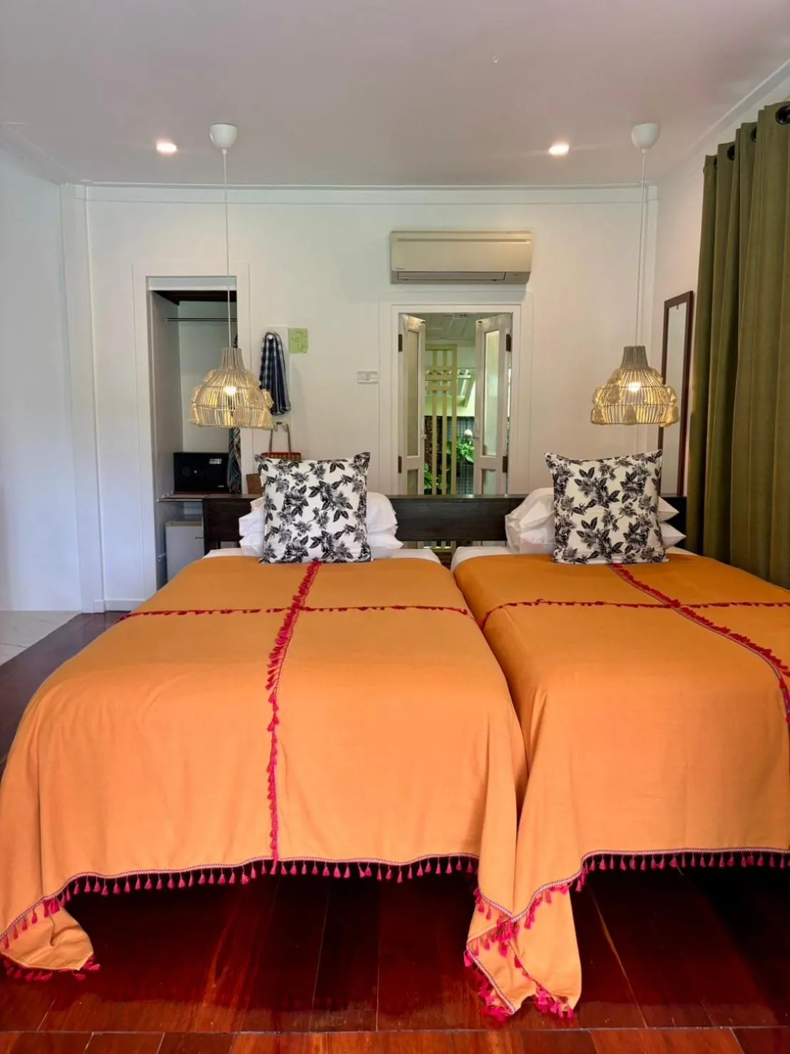 Bed in Baan Bua Cottage