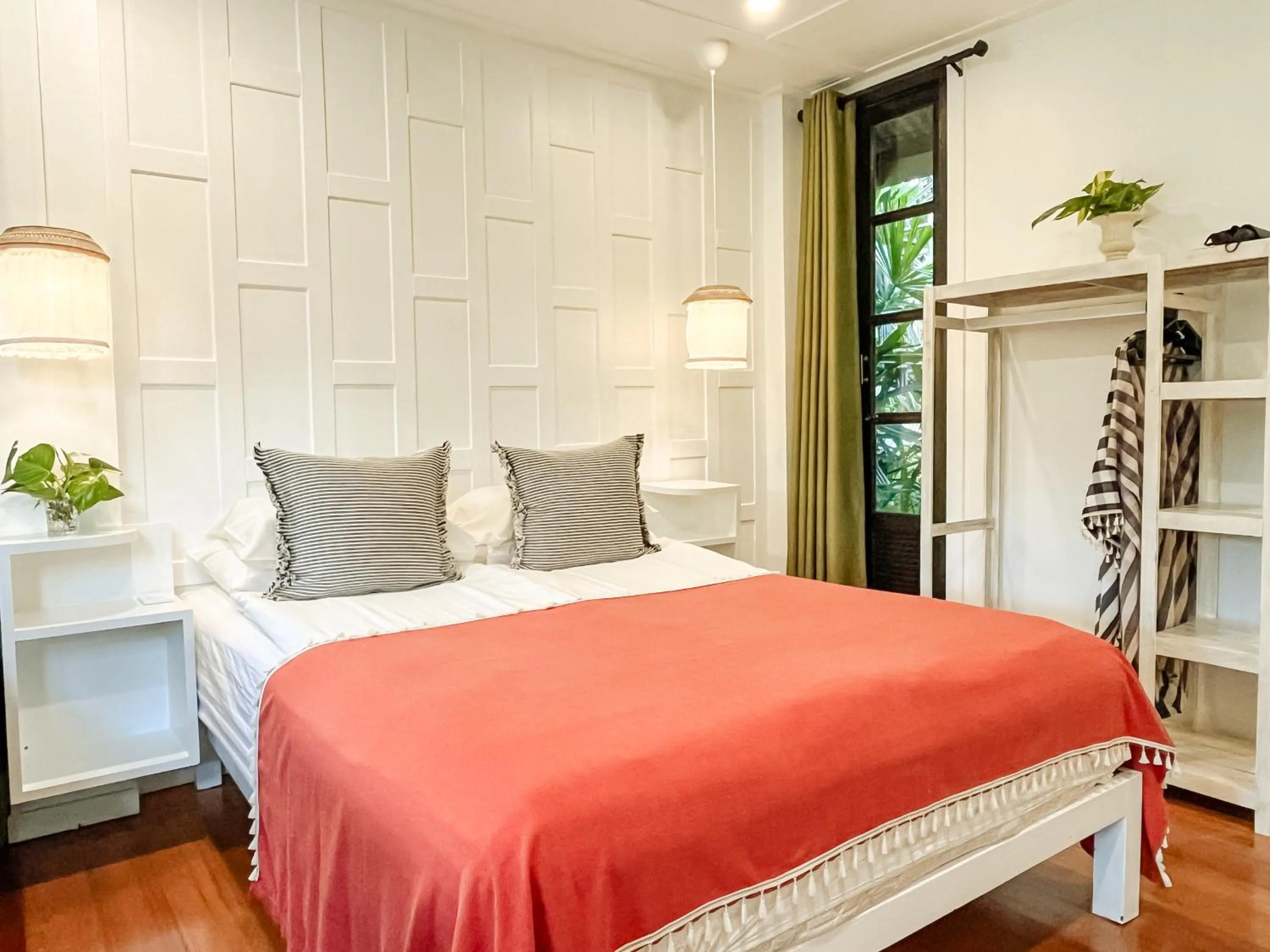 Bedroom, Bed in Baan Bua Cottage