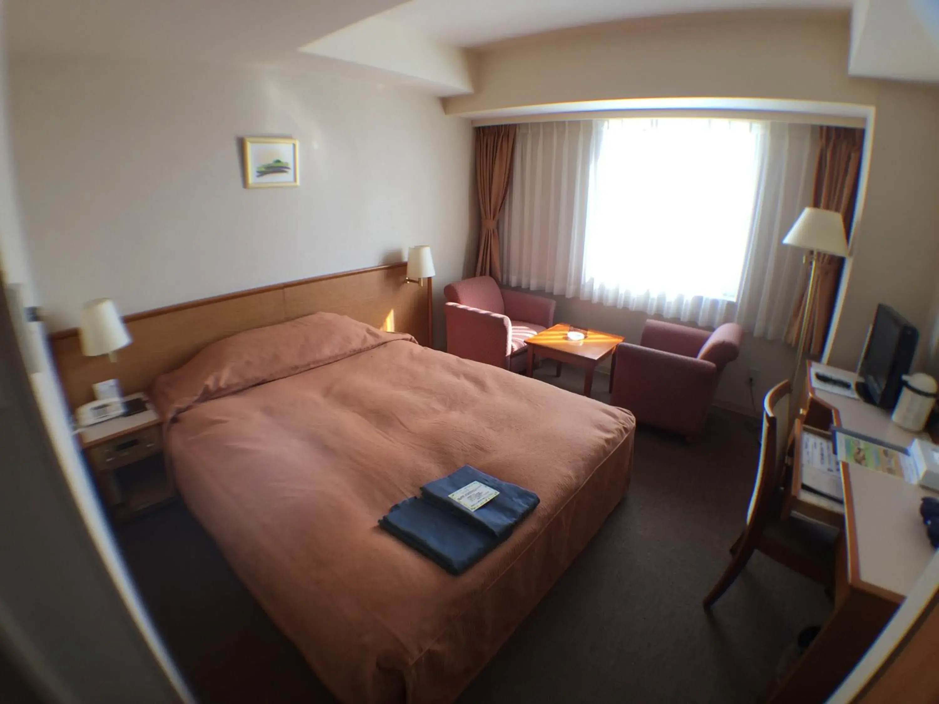 Bedroom, Bed in Hotel Okhotsk Palace Bedroom, Bed in Hotel Okhotsk Palace