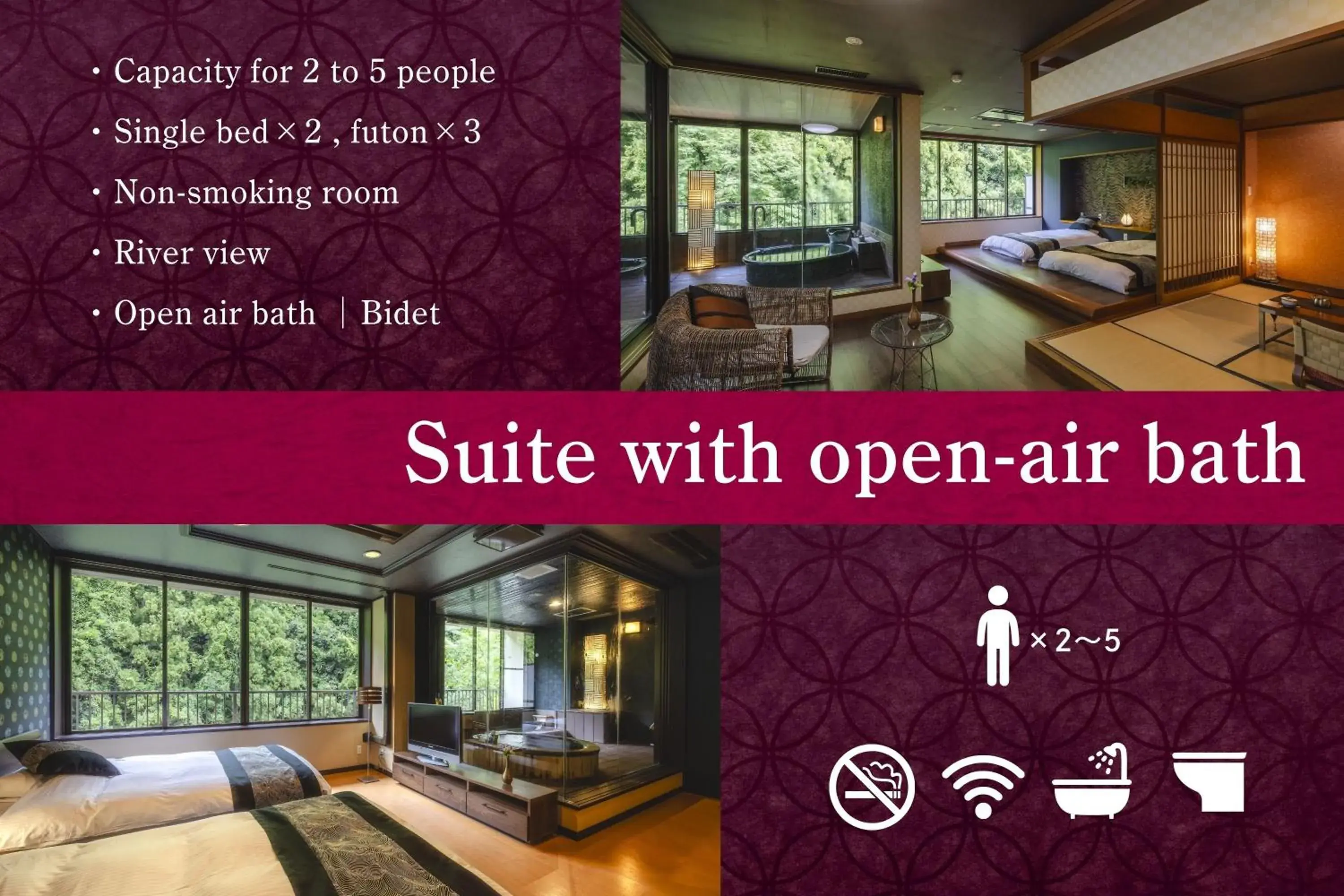 Suite in Yamanakaonsen Ohanami Kyubei Suite in Yamanakaonsen Ohanami Kyubei