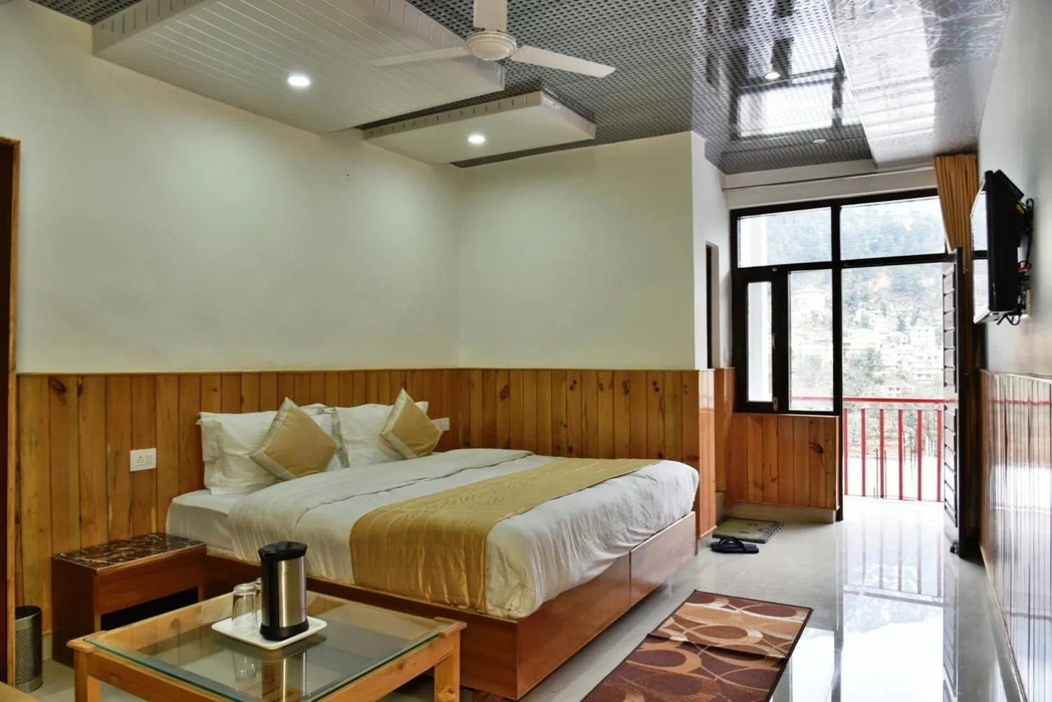 Bed in Hotel Akash - Luxury Hotel In McLeodganj