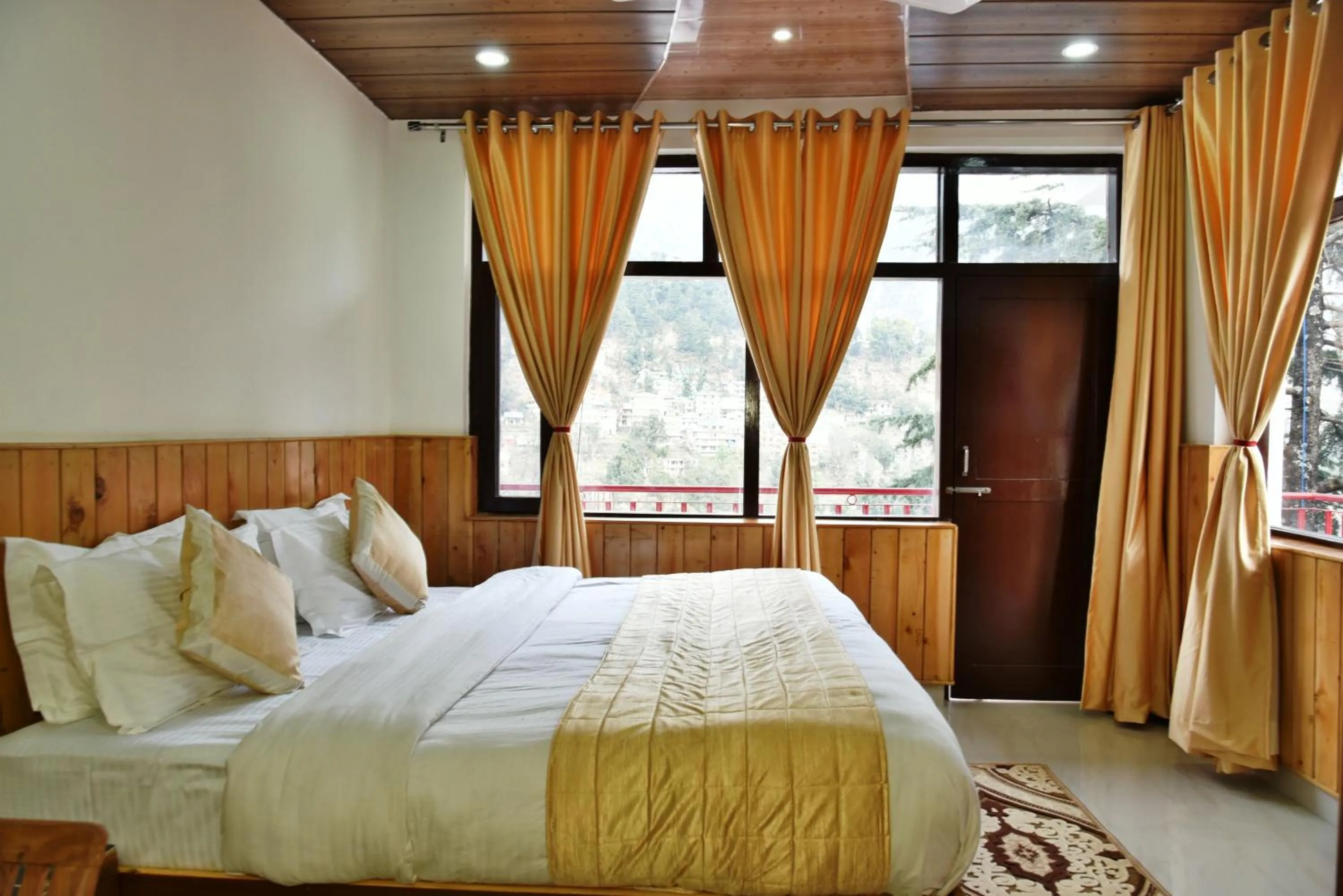 Bed in Hotel Akash - Luxury Hotel In McLeodganj