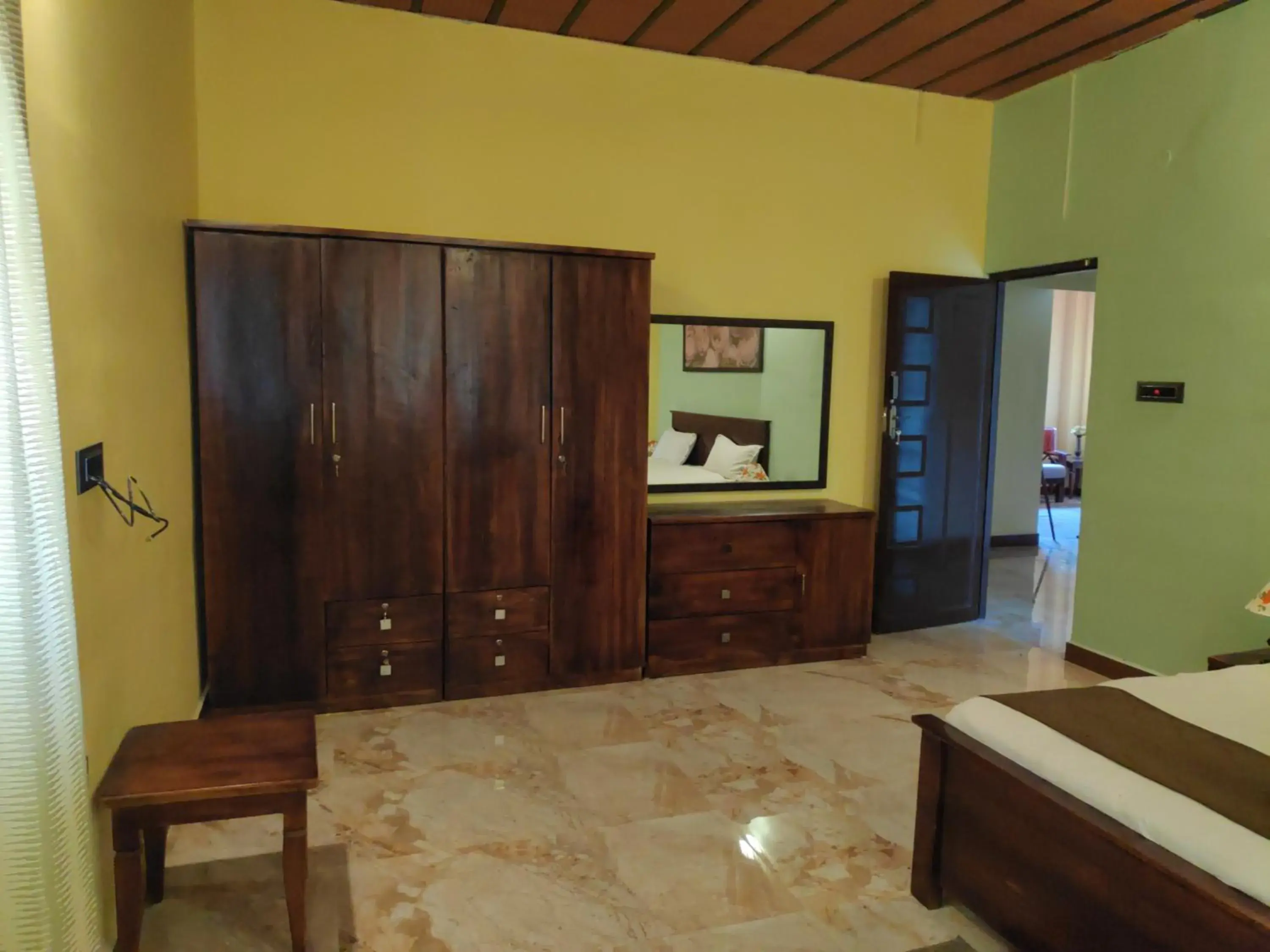 hair dresser, Bed in Premier Inn hair dresser, Bed in Premier Inn