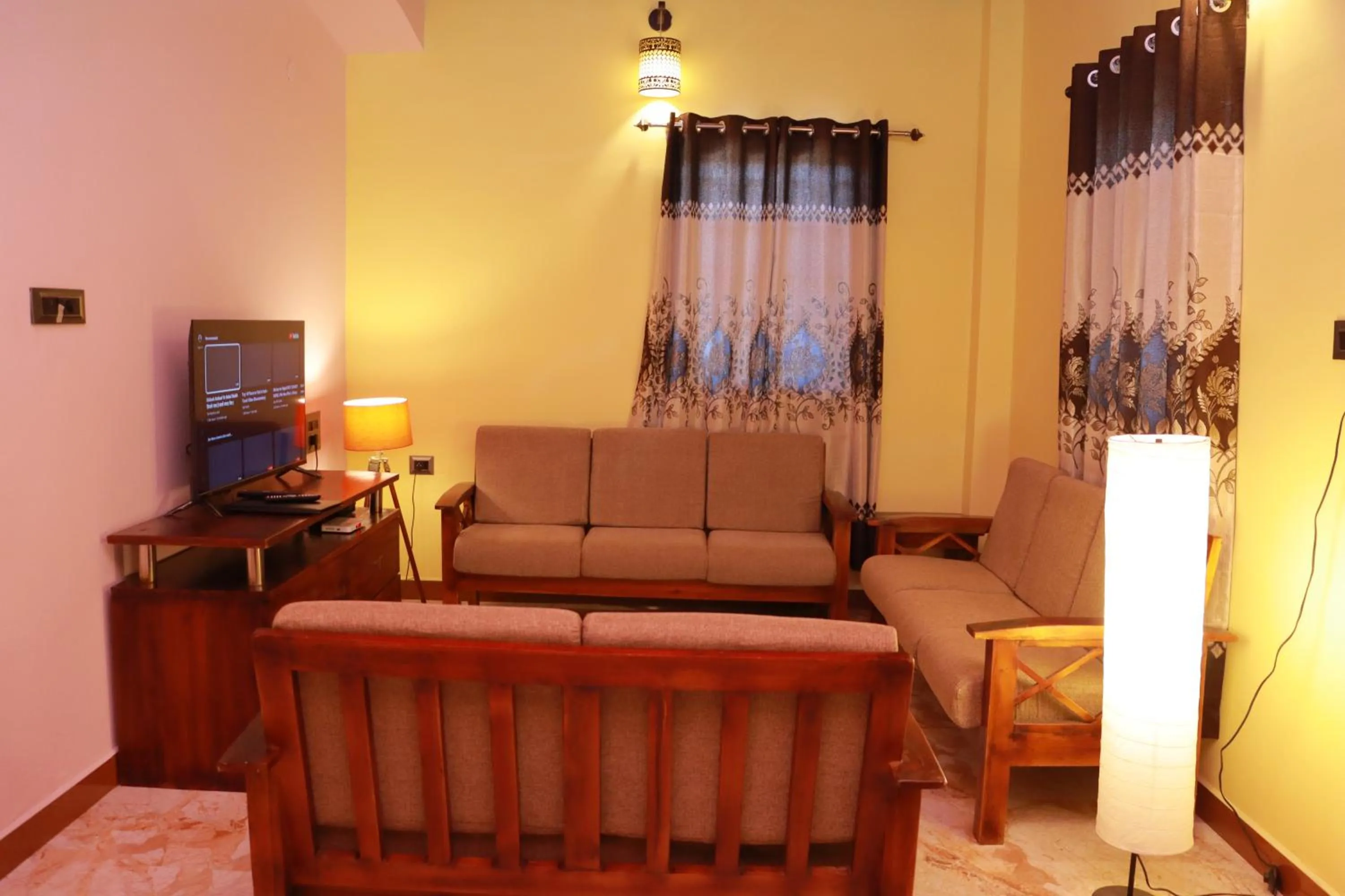 Seating area in Premier Inn