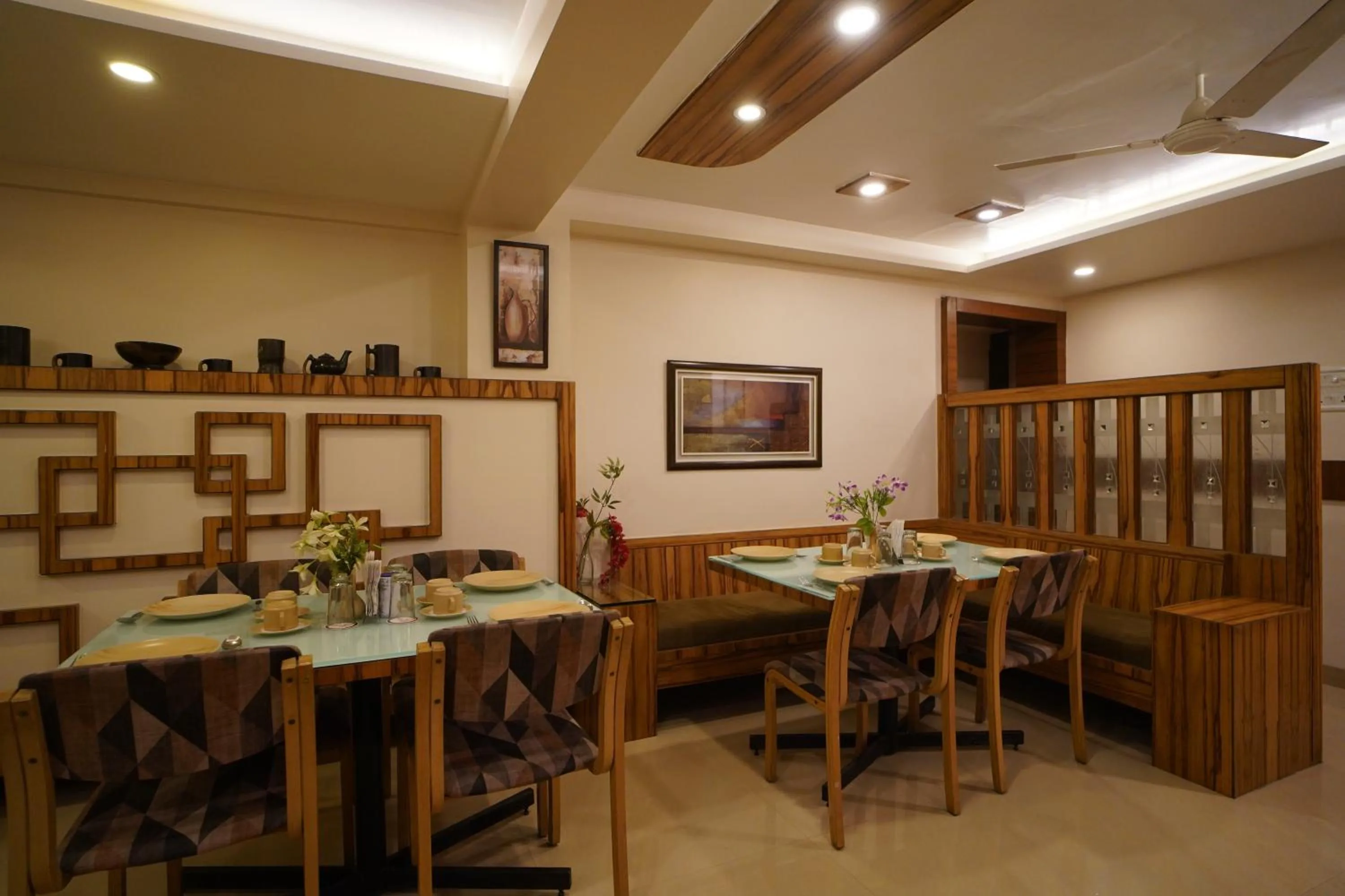 Dining area in Hotel GK Palace