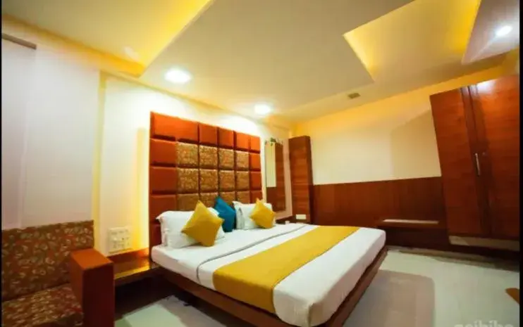 Bed in Hotel GK Palace Bed in Hotel GK Palace