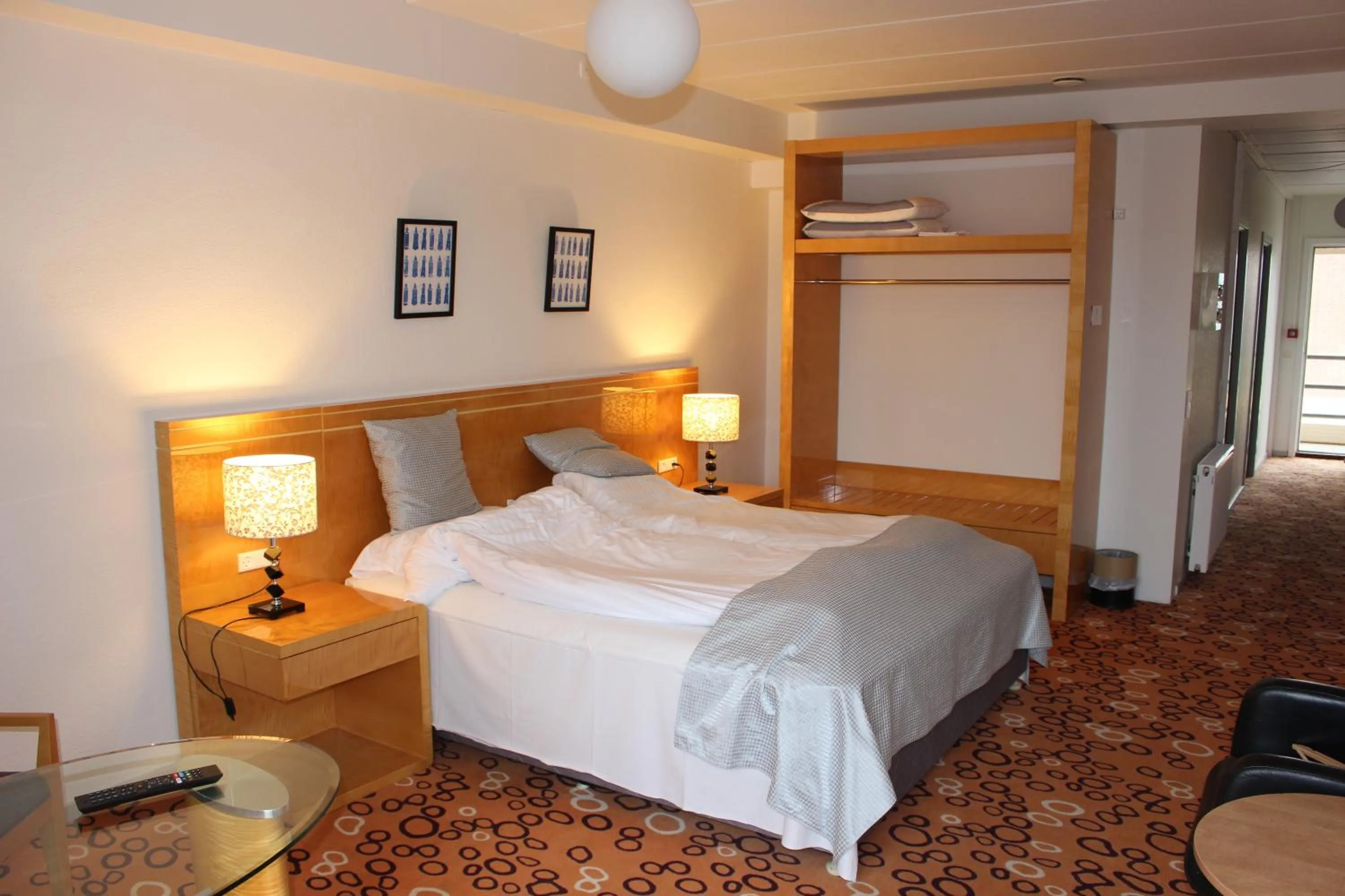 Bed in Hotel Hirtshals