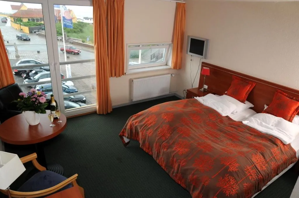 Photo of the whole room, Bed in Hotel Hirtshals