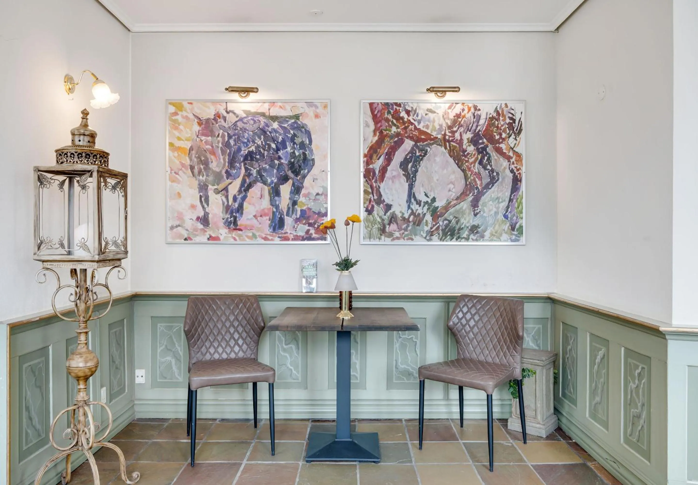 Lobby or reception in Hotel Hjallerup Kro