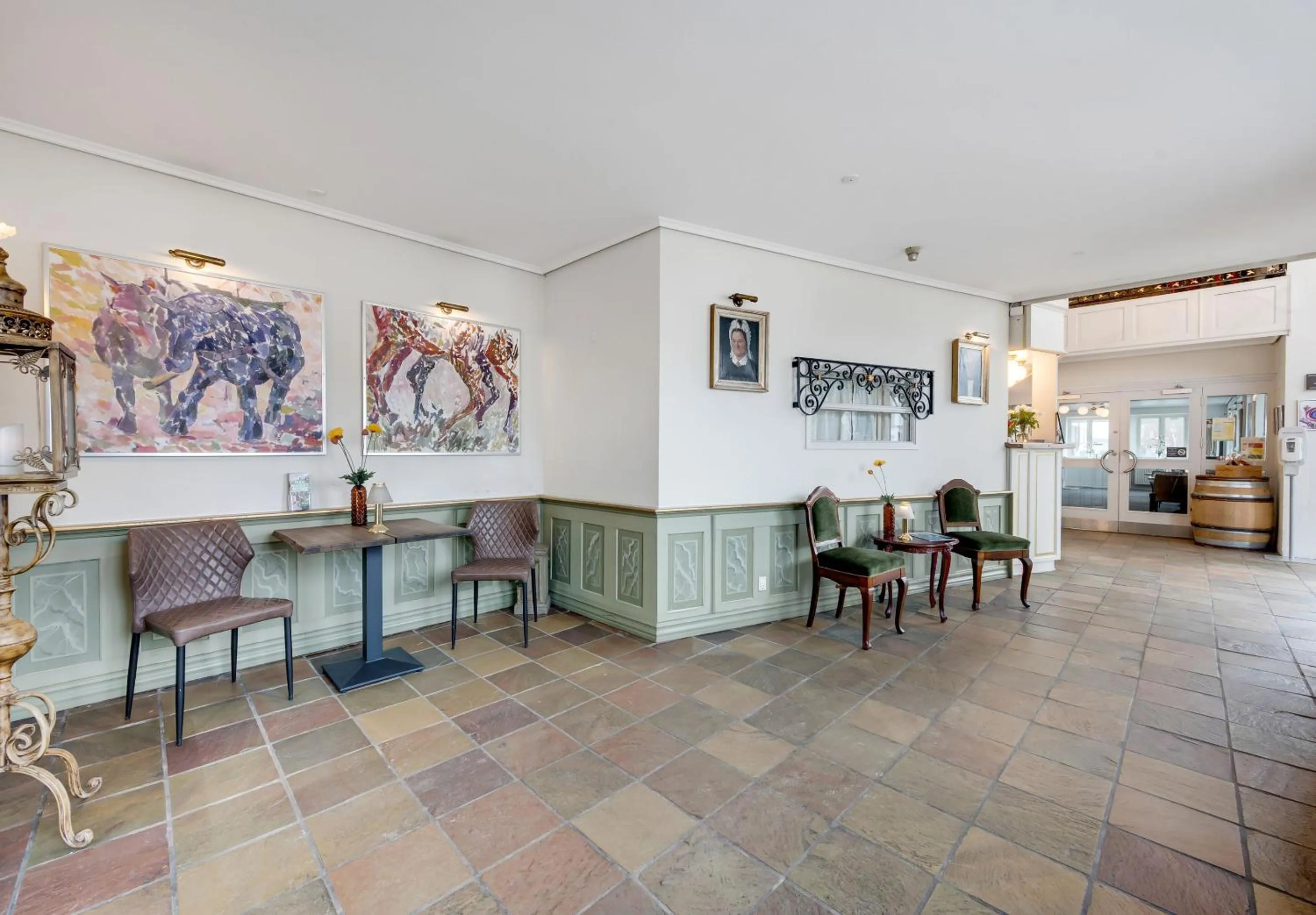 Lobby or reception in Hotel Hjallerup Kro