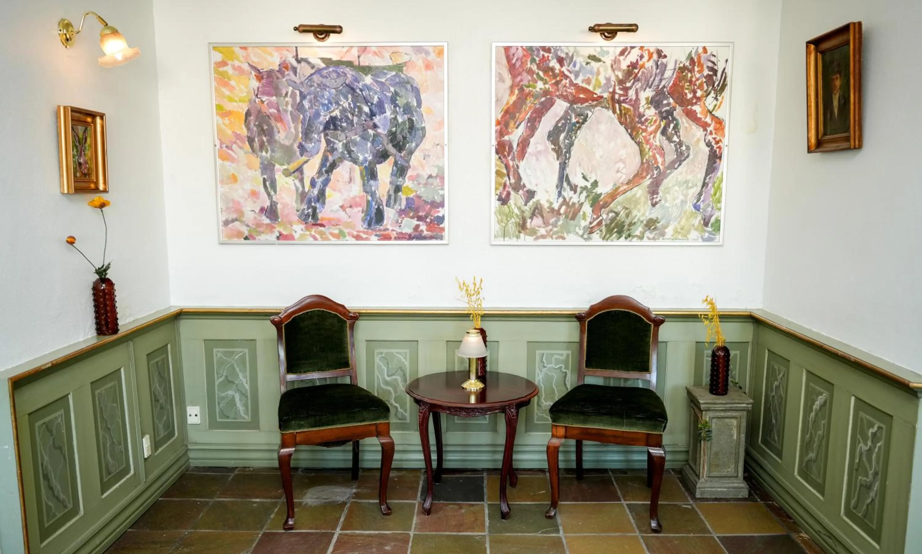 Decorative detail in Hotel Hjallerup Kro