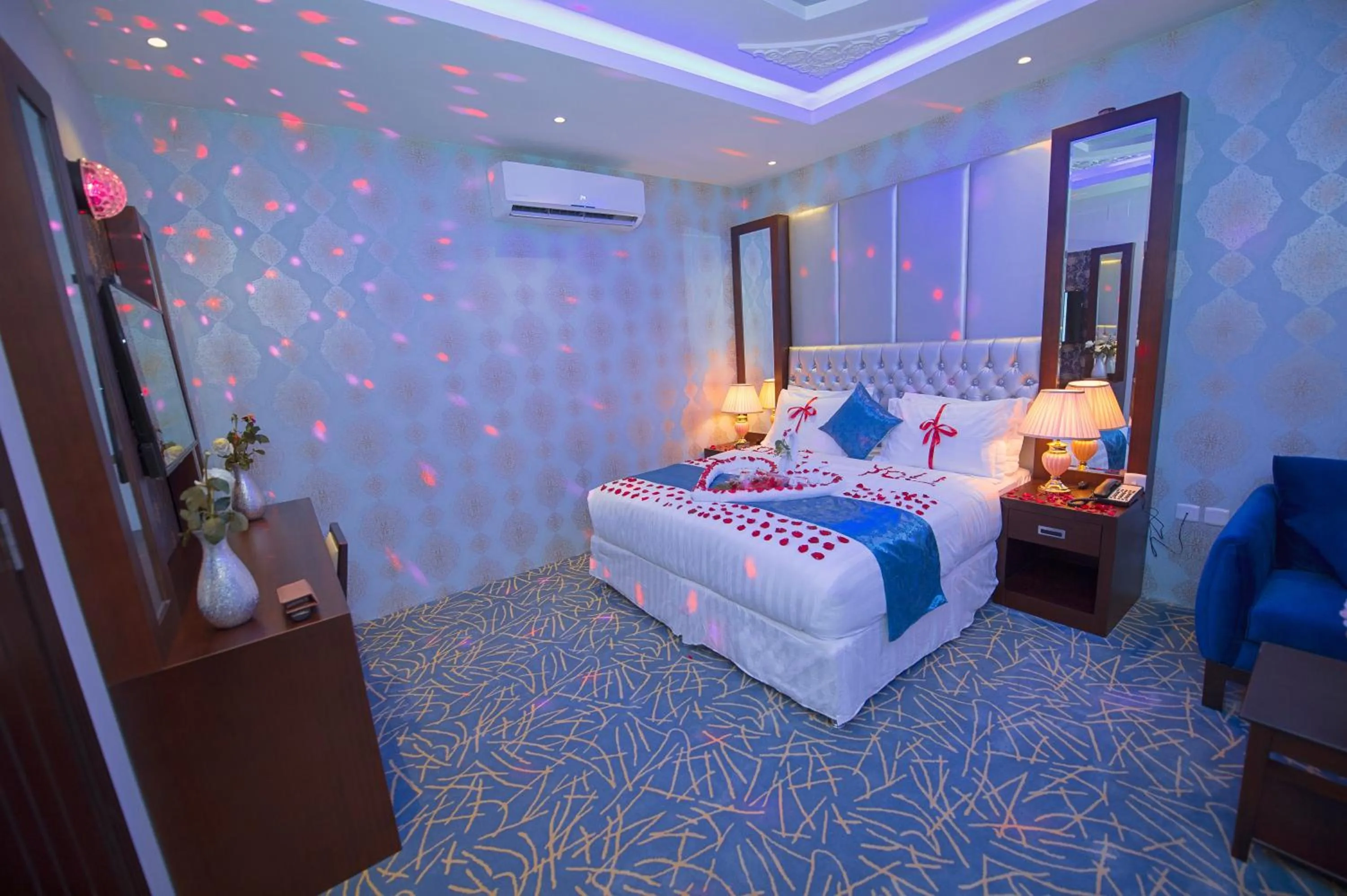 Bed in Rest Night Serviced Apartments Wadi Al Dawasir