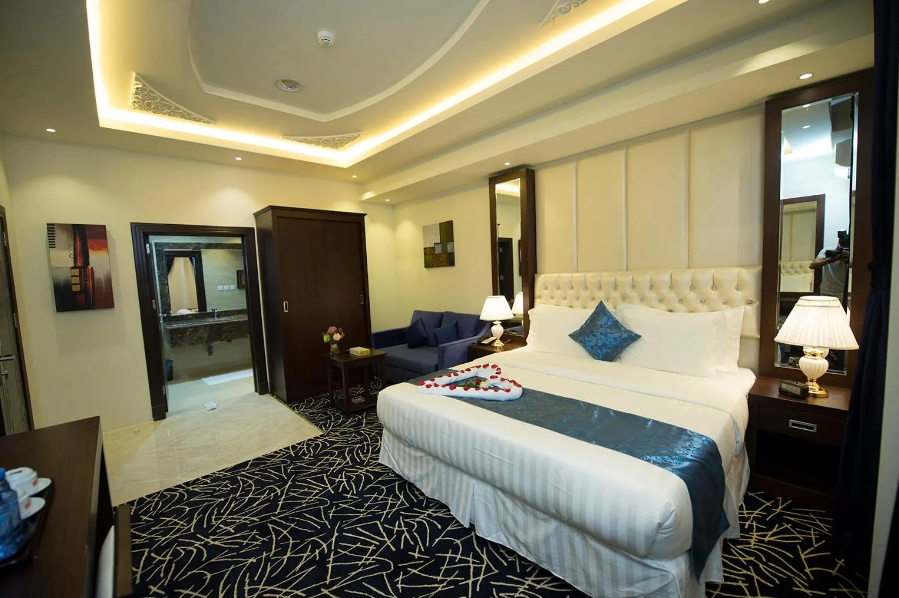 Bed in Rest Night Serviced Apartments Wadi Al Dawasir