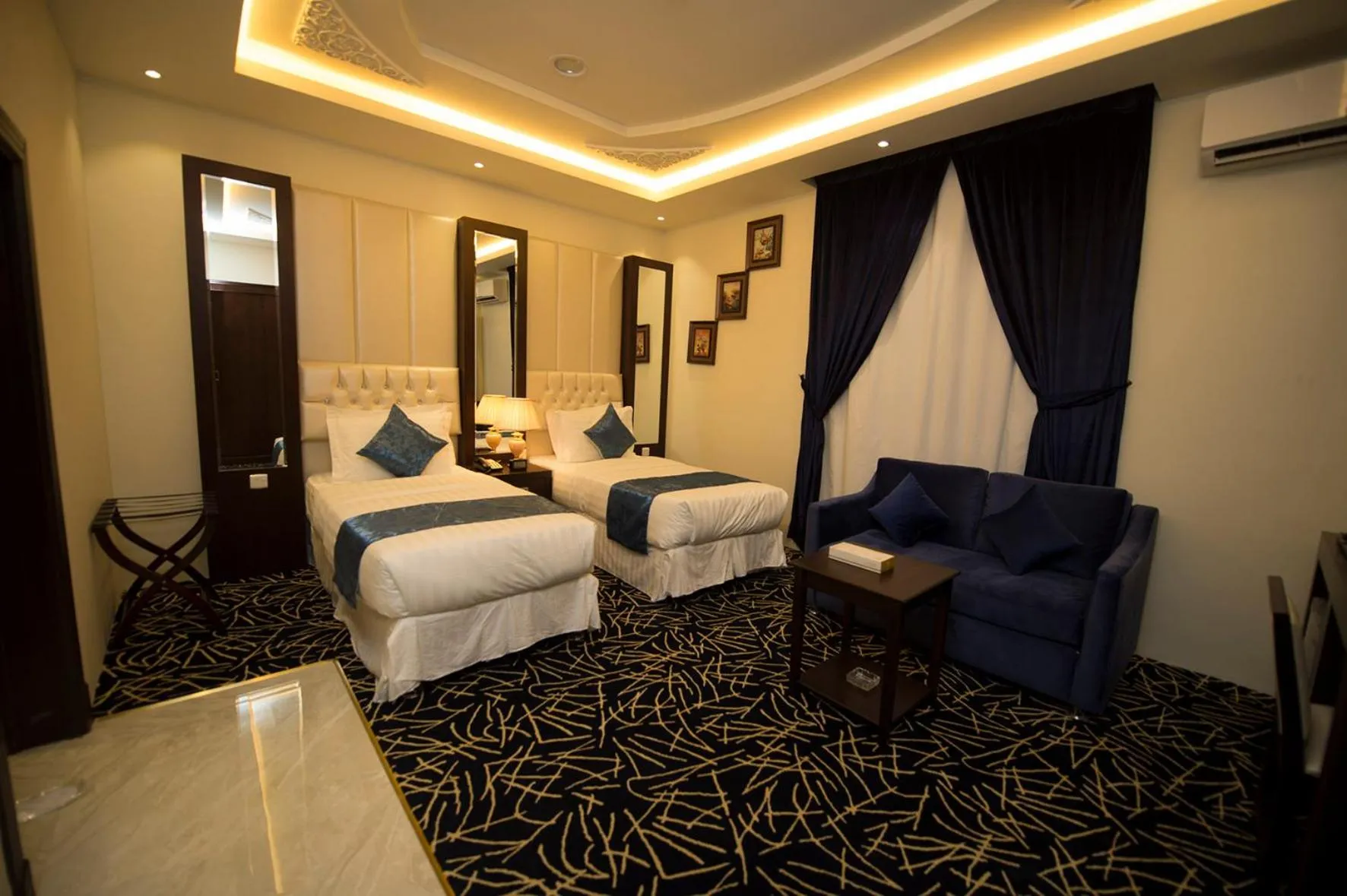 Bed in Rest Night Serviced Apartments Wadi Al Dawasir
