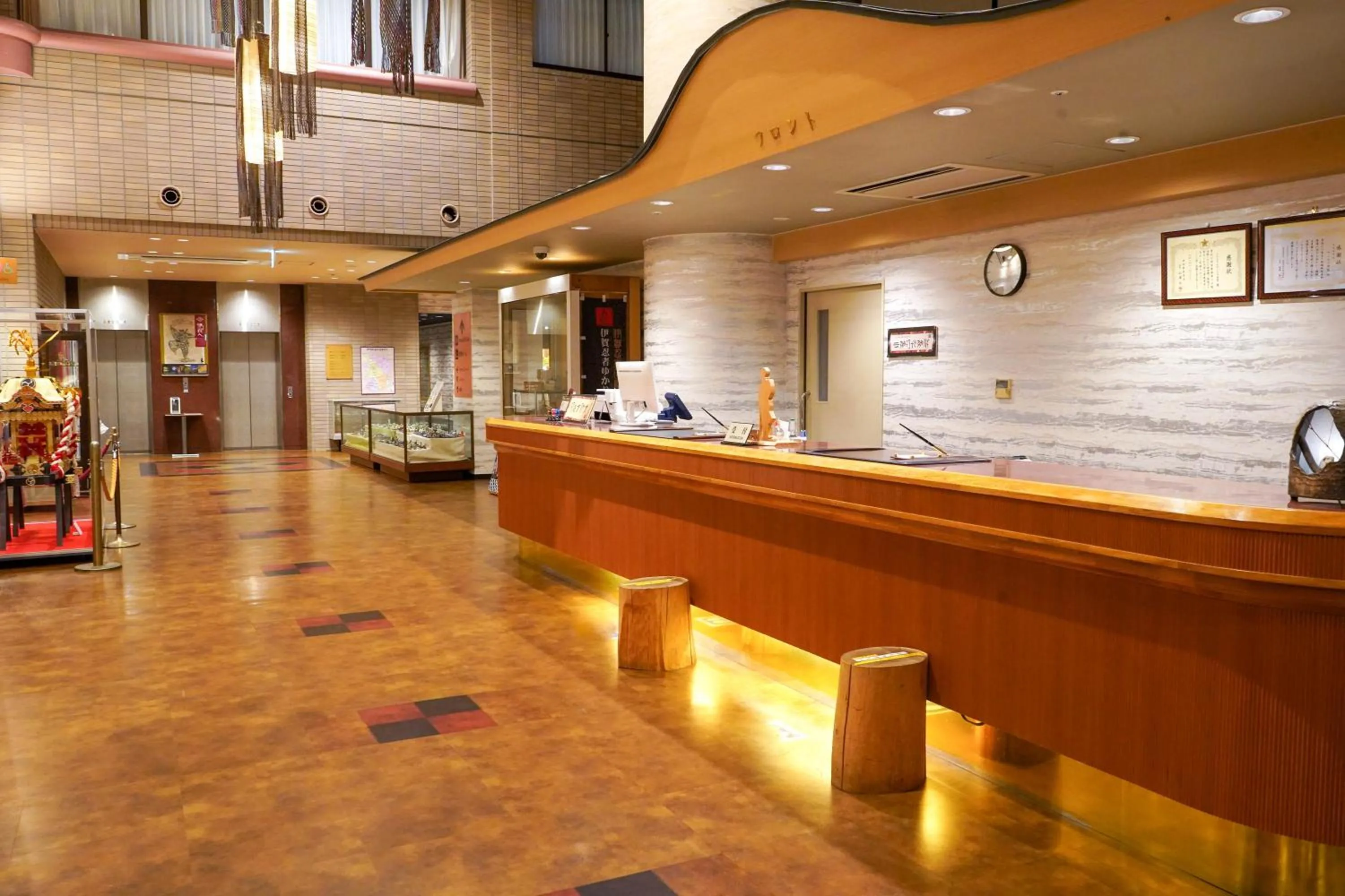 Lobby or reception in Hill Hotel Sunpia Iga