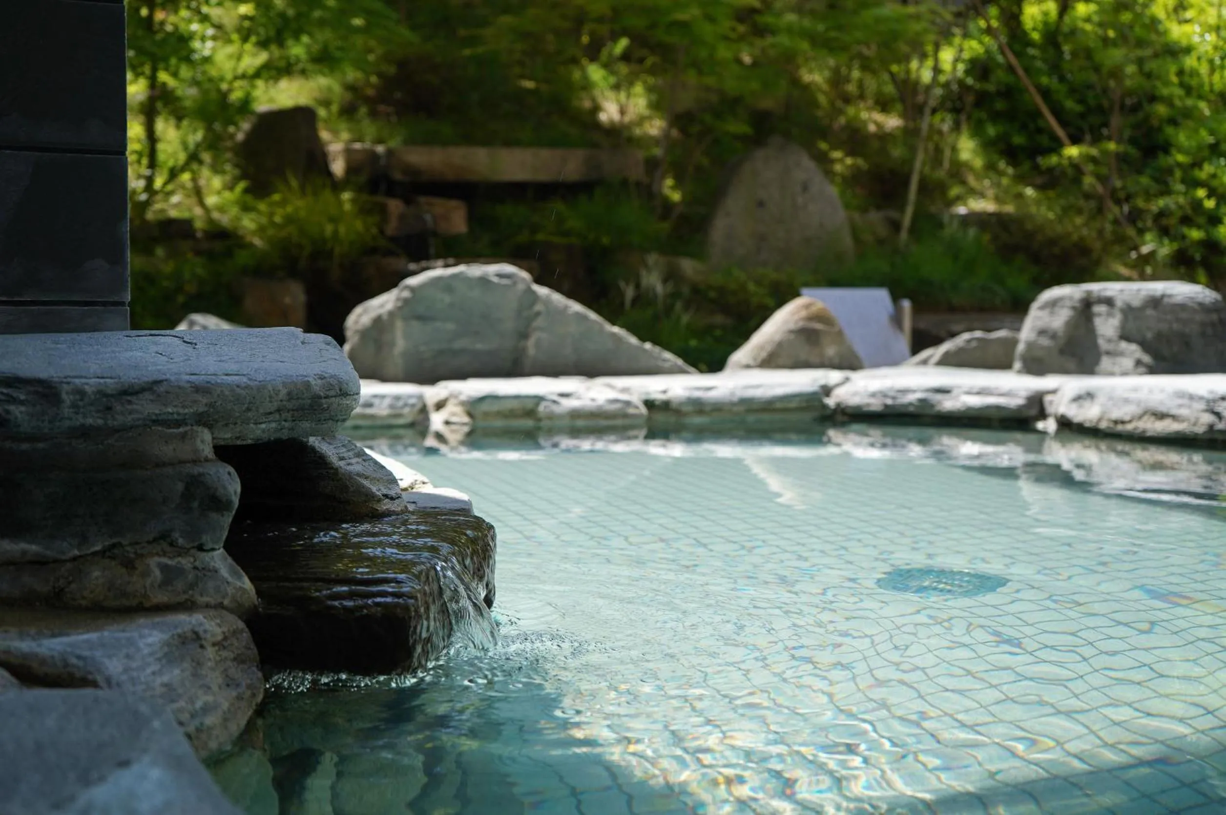 Hot Spring Bath in Hill Hotel Sunpia Iga
