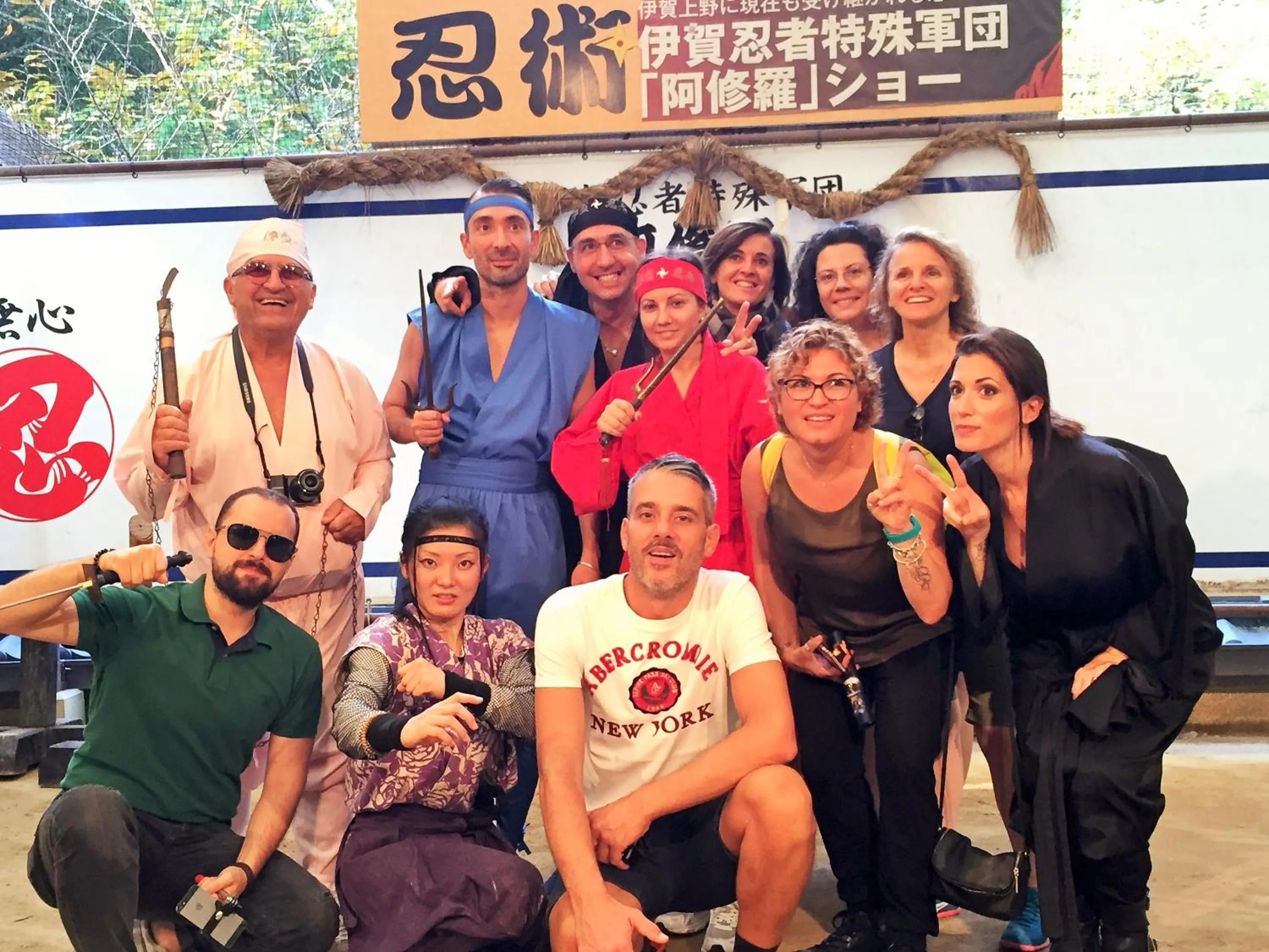 group of guests in Hill Hotel Sunpia Iga