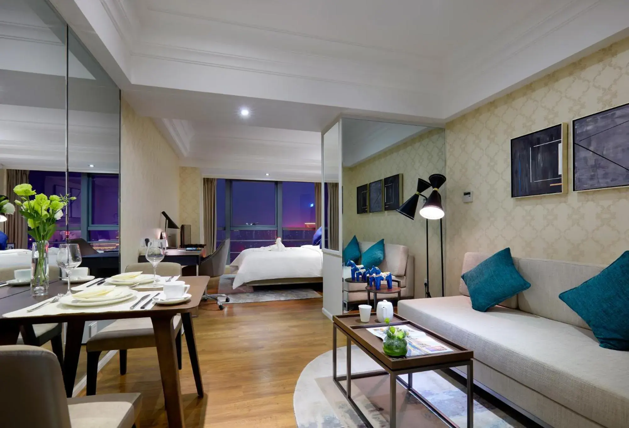 Living room, Bed in Modena by Fraser Changsha Living room, Bed in Modena by Fraser Changsha